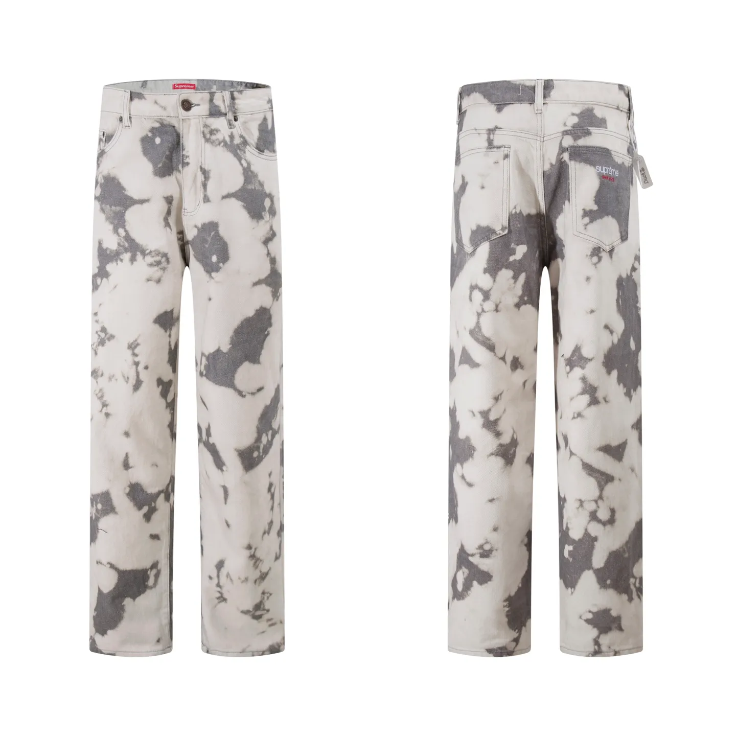 P240 model number: H71 Supreme & SS25 Paris Fashion Opening Season Cream Camouflage Small Embroidery🪡 Embroidered Color Jeans. Styles with different wash textures are very friendly to people with thin legs and thick legs. The slightly flared version is very flattering to the leg shape. The moderate length is timeless and easy to match. It is the basic styling foundation for various styles. It is a must-have in the wardrobe! The fabric is stiff but also makes the upper body soft without losing texture. The washing process is even more perfect. It is a must-have item for everyone! ! ! Washed wheat, hang tag, pants label, three labels complete Size: 30-32-34-36 Color: original color