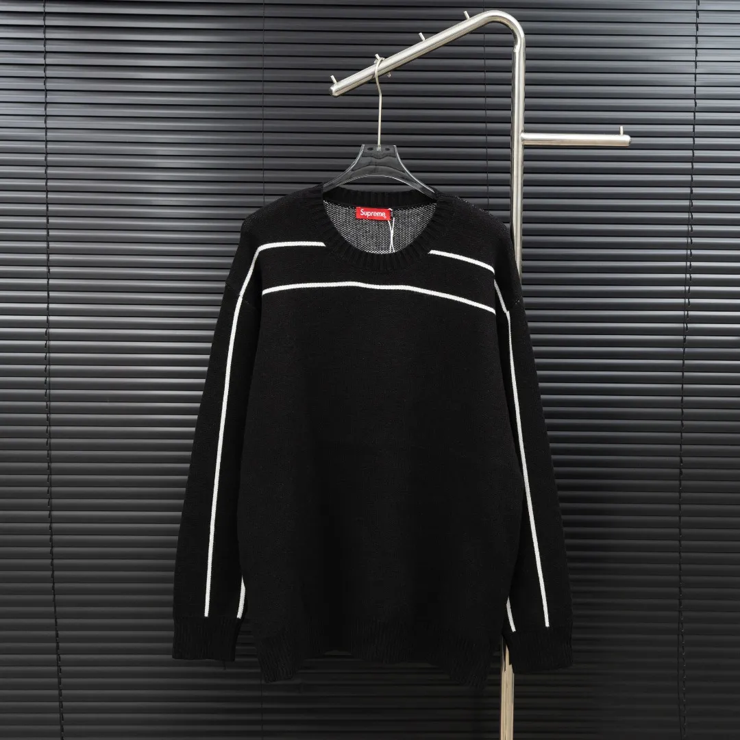 P300 Style: SUPREME unicorn arm knitted long-sleeved sweater Size: S-XXL Fabric: Wool blend Accessories: Full set of customized original accessories No gender distinction, same style for men and women