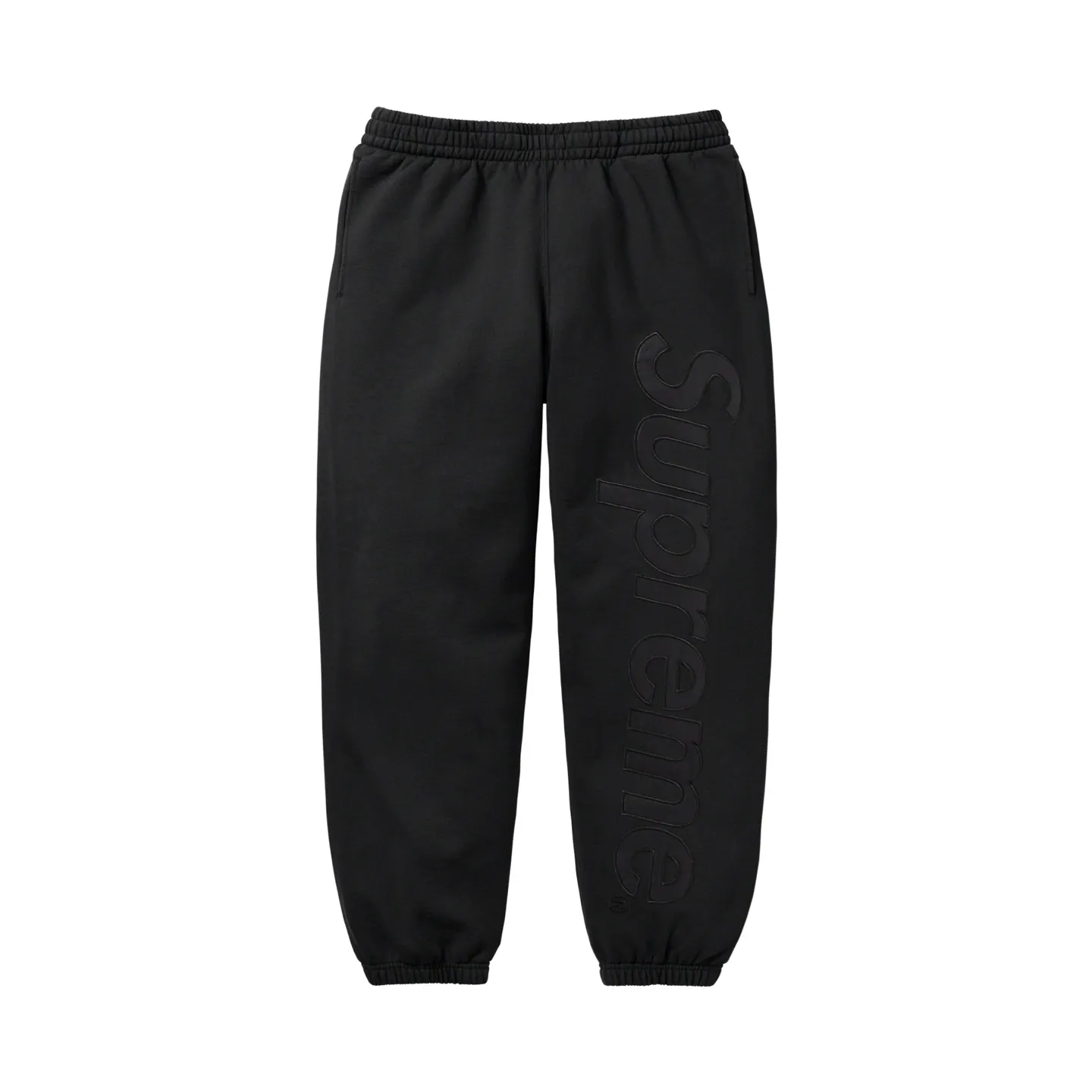 🅿️290 S233 top version Supreme 22FW Satin Applique Sweatpant patch embroidered large logo plus velvet sweatpants. For those of us who focus on top Supreme, this style of sweatpants is naturally available at our fingertips. ZP purchase and pattern making operation 1. Fabric: ZP testing, custom woven and dyed, pure cotton 430G plus velvet main fabric, horizontal cutting 2. Embroidery: embroidery equipment Used Behringer BEKS-Y924 machine (a level higher than Tajima embroidery machine), the embroidery thickness, saturation and size are all ZP consistent. 3. Sewing process: Four-needle and six-thread boneless splicing technology is used in twelve places of the whole garment. Processed by a senior foreign trade factory (ordinary factories cannot do it) 4. Customized ZP main label/washing mark/tag/packaging bag (equipped with an extra large thickened handbag) Color: black and white/black/grey/navy/red/green/brown Size: S/M/L/XL
