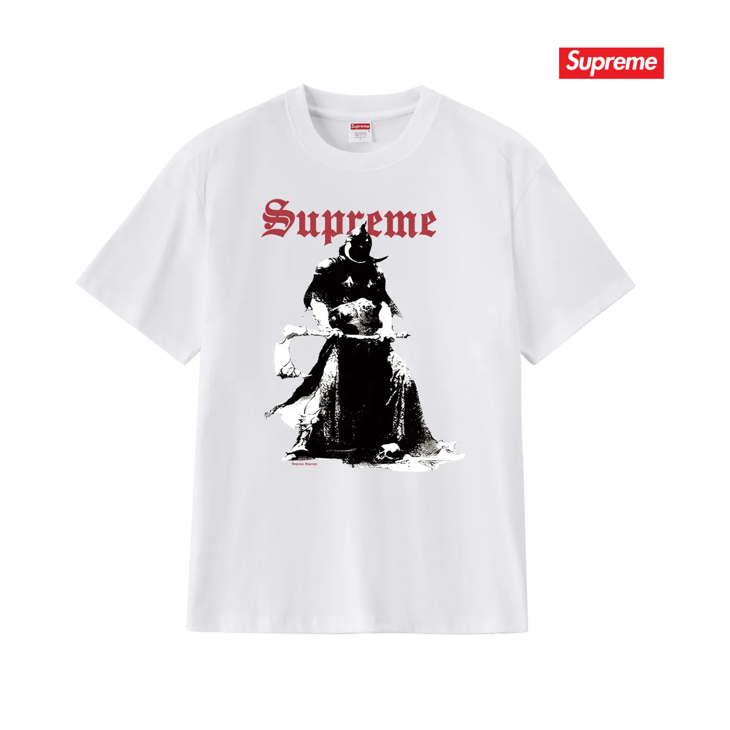 S195 P110💰 American Sup co-branded FW24 Tee monster print pattern round neck short-sleeved T-shirt. Loose fit. Made of 260g combed cotton double yarn. All three standards are complete from fabric to accessories. ZP. Imported Matsui Company slurry printing will never crack. The whole piece adopts three-needle five-thread technology. The neckline-shoulder seam-sleeve seam is double-lined, which looks more three-dimensional and textured.) The same process as the original version, classic fit Feel free to compare zp. The whole piece adopts three-needle five-thread craftsmanship (neckline-shoulder seam-sleeve seam double thread, which looks more three-dimensional and textured). It has the same craftsmanship as the original original, classic version. Color: black, white, light gray, pink, navy. Size: S M L XL XXL