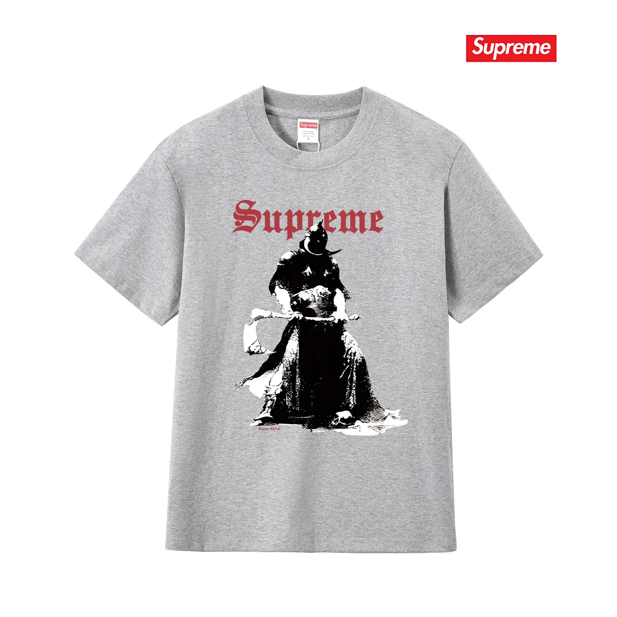 S195 P110💰 American Sup co-branded FW24 Tee monster print pattern round neck short-sleeved T-shirt. Loose fit. Made of 260g combed cotton double yarn. All three standards are complete from fabric to accessories. ZP. Imported Matsui Company slurry printing will never crack. The whole piece adopts three-needle five-thread technology. The neckline-shoulder seam-sleeve seam is double-lined, which looks more three-dimensional and textured.) The same process as the original version, classic fit Feel free to compare zp. The whole piece adopts three-needle five-thread craftsmanship (neckline-shoulder seam-sleeve seam double thread, which looks more three-dimensional and textured). It has the same craftsmanship as the original original, classic version. Color: black, white, light gray, pink, navy. Size: S M L XL XXL