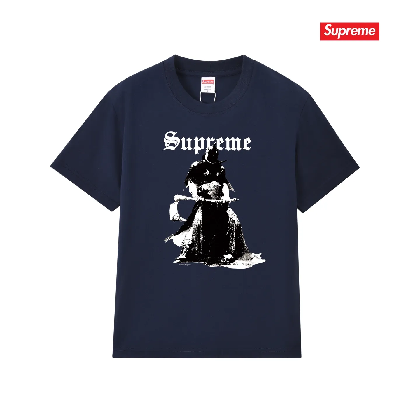 S195 P110💰 American Sup co-branded FW24 Tee monster print pattern round neck short-sleeved T-shirt. Loose fit. Made of 260g combed cotton double yarn. All three standards are complete from fabric to accessories. ZP. Imported Matsui Company slurry printing will never crack. The whole piece adopts three-needle five-thread technology. The neckline-shoulder seam-sleeve seam is double-lined, which looks more three-dimensional and textured.) The same process as the original version, classic fit Feel free to compare zp. The whole piece adopts three-needle five-thread craftsmanship (neckline-shoulder seam-sleeve seam double thread, which looks more three-dimensional and textured). It has the same craftsmanship as the original original, classic version. Color: black, white, light gray, pink, navy. Size: S M L XL XXL