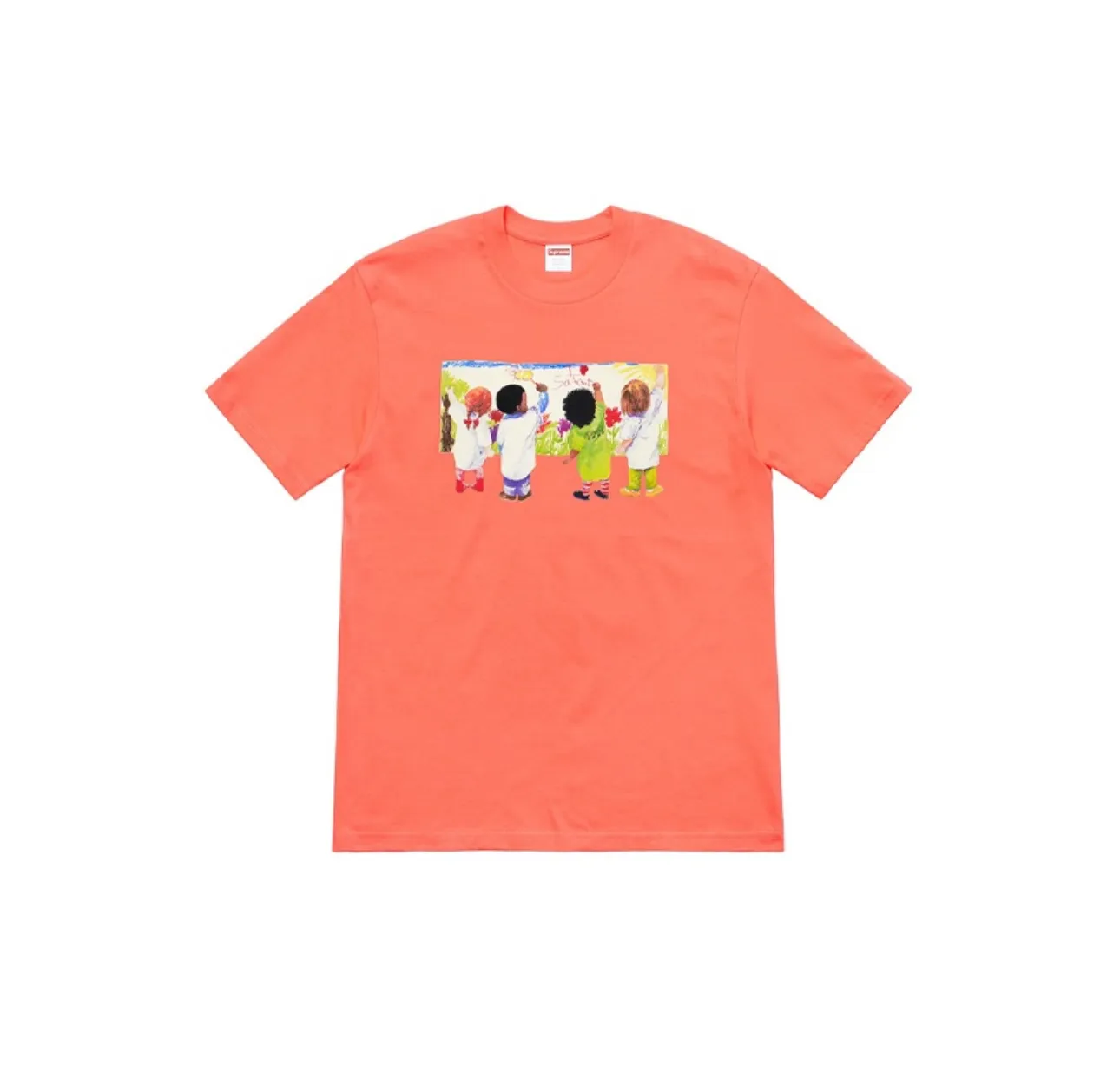 #S90 P110💰 Supreme SS19 Kids Tee Back Children's graffiti round neck short-sleeved T-shirt, same style for men and women. Made of 260g combed cotton double yarn. From fabric to accessories, all three standards are complete and follow ZP. Imported Matsui company's slurry printing will never crack. The whole piece is made of three-needle five-thread technology. The neckline-shoulder seam-sleeve seam is double-lined, which looks more three-dimensional and textured. The same process as the original version, classic version Feel free to compare zp The whole piece adopts three-needle five-thread craftsmanship (neckline-shoulder seam-sleeve seam double thread, looks more three-dimensional and textured) and the same craftsmanship as the original original, classic version Color: black, white, gray, navy Size: S M L XL XXL