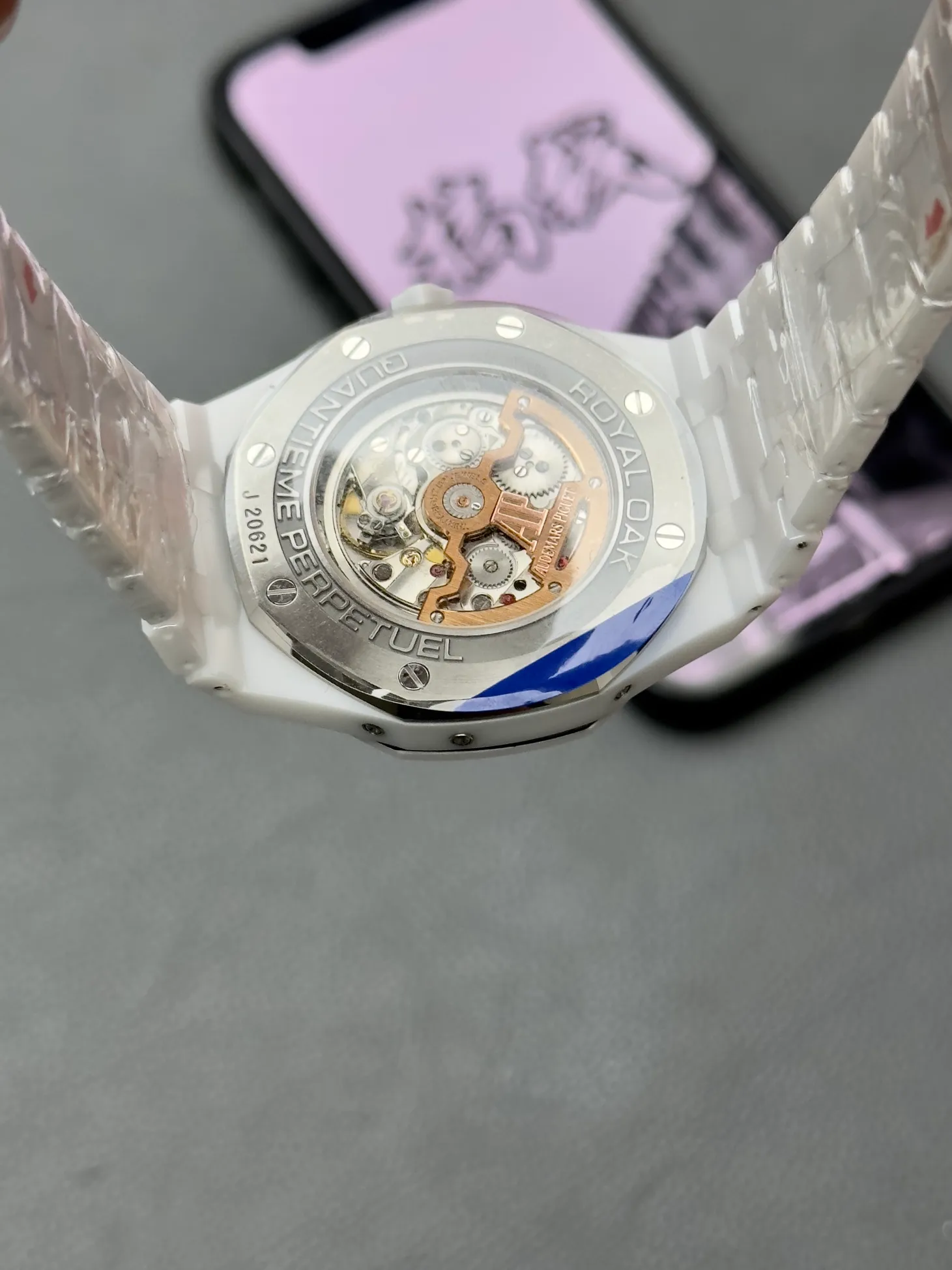 APS Audemars Piguet white ceramic delivery real shot
