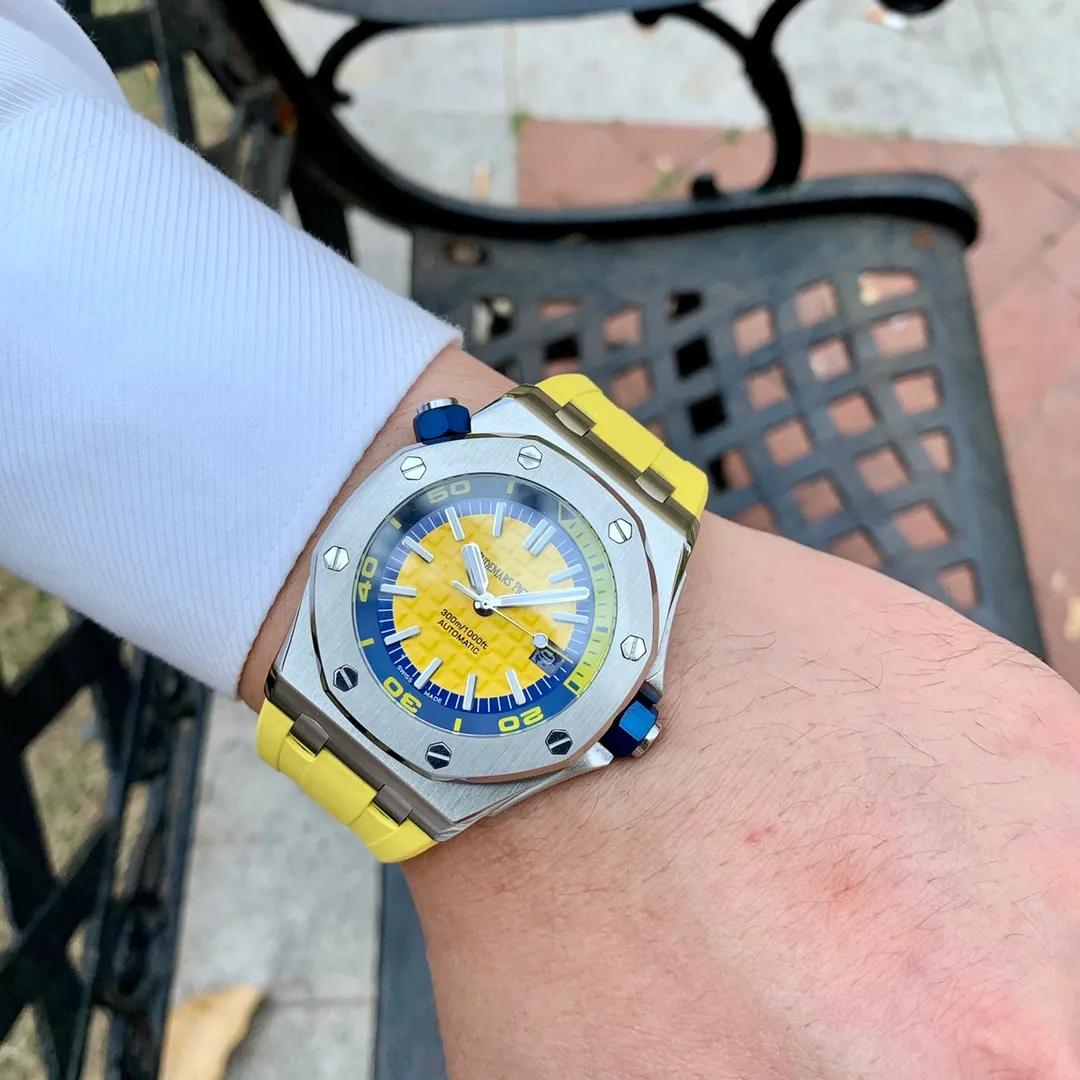 【High-end replica】💰1160! Audemars Piguet-AP AP31406⌚️Model 15703, from the hands of the greatest contemporary watch master (one of them) Zunda, the design is rough and flamboyant. The special octagonal porthole bezel is tightly integrated with the case with 8 hexagonal screws. It is highly recognizable and extremely stable. The black watch handle at 10 o'clock can adjust the digital circle on the face. It has a built-in fully automatic imported Citizen 8215 mechanical movement. 316L42MM watch case 🔥 Top quality products are constantly produced 🔥