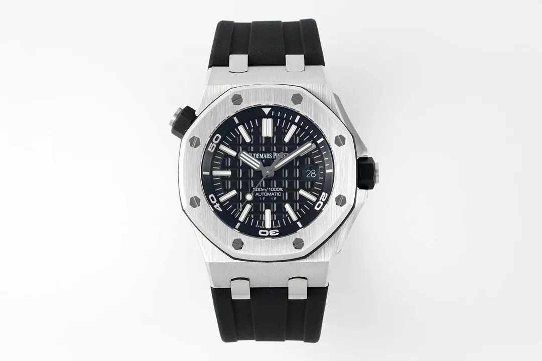 【High-end replica】💰1160! 【Top Replica】💰Private chat! Audemars Piguet 15710 Diving King! 3120 integrated movement, creating the strongest replica both internally and externally. 1. The case is polished multiple times to match the edges and corners, so that the material feels consistent; 2. The strongest movement plywood is polished, with a special 18K rose gold automatic support color; 3. The most user-friendly removable head buffer area to ensure that it matches the original design; 4. The most three-dimensional and neat "biscuit texture" on the disk is guaranteed to be exactly the same as the original: 5. The most lasting luminous light and the most accurate internal scale, IPF hits the point directly. 6. Adopt the original and consistent assembly structure to achieve uniformity in every detail! 7. The closest to the original pointer, with sharp and neat cut surfaces without burrs; 8. The closest to the original calendar magnifying glass, the most transparent on the market; 9. The strongest sapphire mirror, transparent to the senses, and coated with anti-vertigo anti-reflection coating; The most important movement: using the integrated AP.CAL.3120 movement, with stable functions, the same 41-hour power reserve as the original, and the same appearance! The King of Diving is back!