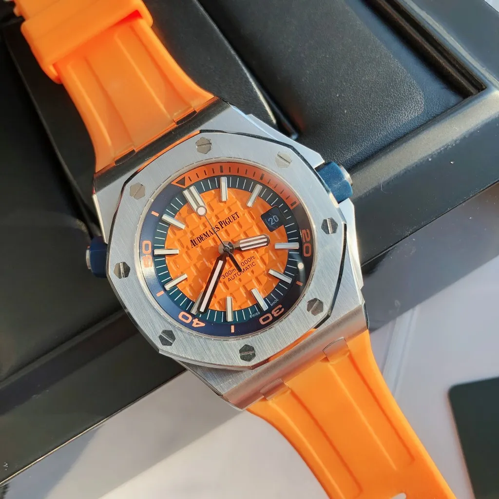 【High-end replica】💰1160! 【Customized all-in-one machine】💰1720! The 2023 heavy new product [color] Audemars Piguet Royal Oak Offshore men's sports watch has the same quality standards as always, with a sapphire mirror, a new Citizen movement, and is deeply waterproof. [Movement] The product still adheres to the high cost performance, using the 💯 brand new original Japanese imported Citizen 9015 all-in-one automatic mechanical movement [Case] ​​The case is made of 316 fine steel Lassa white flawless lines with clear and smooth lines, the octagonal ring mouth is equipped with eight screws and the bezel is bright and eye-catching, size 42mm/12mm [Literal] It adopts a large plaid text, which is bright and contrasting in the sun. [Watch Chain] The big manufacturer simultaneously imported the rubber watch strap with the original large pin buckle!