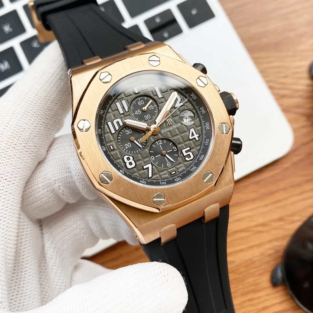 【High-end replica】💰1720! Audemars Piguet ‼ ️Royal Oak Offshore Series-26470IO.OO.A006CA.01 Anti-glare treated mineral glass Size 42mm*14mm, waterproof tape with AP original pin buckle Equipped with a replica of the original 3126 rotor Fully automatic mechanical movement Octagonal brushed steel case with mesh surface The dial has Audemars Piguet's exclusive "Méga Tapisserie" super large plaid decoration, which has a strong three-dimensional effect and has been upgraded with super luminous function. 100 meters waterproof, super high quality in the market, super A workmanship, cold and domineering, a different kind of tough guy🔥hot recommendation🔥
