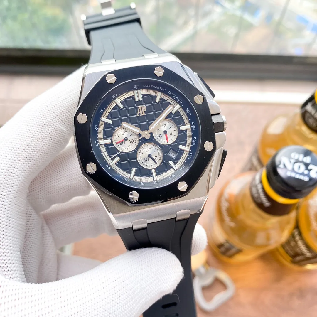 【High-end replica】💰1920! New model debut - Audemars Piguet's new offshore 26420!  The most cost-effective version on the market, Audemars Piguet, is consistent with the original and has the highest quality on the market) Audemars Piguet Royal Oak Offshore series, self-winding mechanical movement (upgraded from the original 4401 automatic hammer, closer to the original version), movement model: imported Swiss 2836 plywood movement, 316L stainless steel case, anti-glare crystal glass mirror, 100 meters super waterproof (can be used for diving and swimming) 43mm diameter, 14.4mm thickness consistent with the original version, the dial has Audemars Piguet's exclusive "Méga" Tapisserie" super large plaid decoration, with a strong three-dimensional effect, upgraded super luminous function, the entire case is CNC processed, perfectly restoring the original structure, the strap is made of rubber, the softness is consistent with the original, showing the domineering nature of men⚠️Please look for the exclusive quality