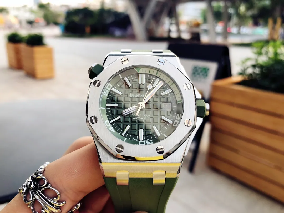 【High-end replica】💰1160! Audemars Piguet. 15710ST.OO.A002CA.01 Royal Oak Offshore Men's Mechanical Watch, size 42MM14MM, equipped with replica original Cal.3⃣1⃣2⃣0⃣ fully automatic mechanical movement, anti-glare treated sapphire💎 crystal glass, imported 316 stainless steel Ao case, equipped with imported rubber strap (original pin buckle) Friendly version, super high quality, superb workmanship, not a common product in the market, a must-have artifact for tough guys. After multiple processes of polishing and frosting, the unique octagonal bezel finally expresses sharp and angular lines. Audemars Piguet’s entry-level watch is highly recommended! ! ! It took a long time to present the most exquisite watch to all watch lovers!