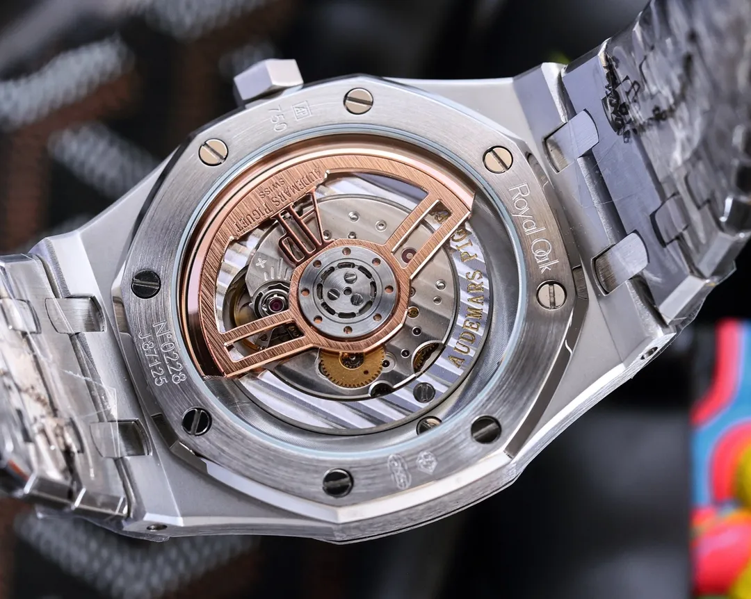 【High-end replica】💰1240! 【Top Replica】💰3440! Audemars Piguet Royal Oak series equipped with original imported ultra-thin 9015 automatic movement, stainless steel strap, original folding clasp, sapphire mirror, one year of technical improvement, fully automatic mechanical watch, size 41mm*10mm