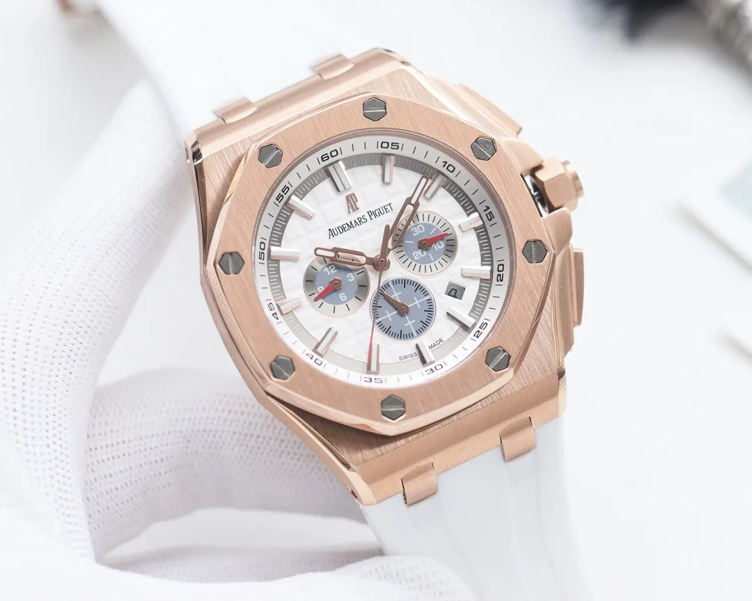 Audemars Piguet Royal Oak Offshore series original model opening, the most cost-effective version on the market! Self-winding mechanical movement (upgraded from the original 2385 automatic hammer, closer to the original version), the new dial adopts three-dimensional hydraulic effect, 316L stainless steel case, ultra-high hardness crystal glass mirror, 100-meter super waterproof (can be used for diving and swimming) 43mm diameter, 14mm thickness, the dial has Audemars Piguet's exclusive "Méga" Tapisserie" super large plaid decoration, with a strong three-dimensional effect, upgraded super luminous function, the entire case is CNC processed, perfectly restoring the original structure, the strap is made of rubber, the softness is consistent with the original, showing the domineering nature of men⚠️Please look for the exclusive quality