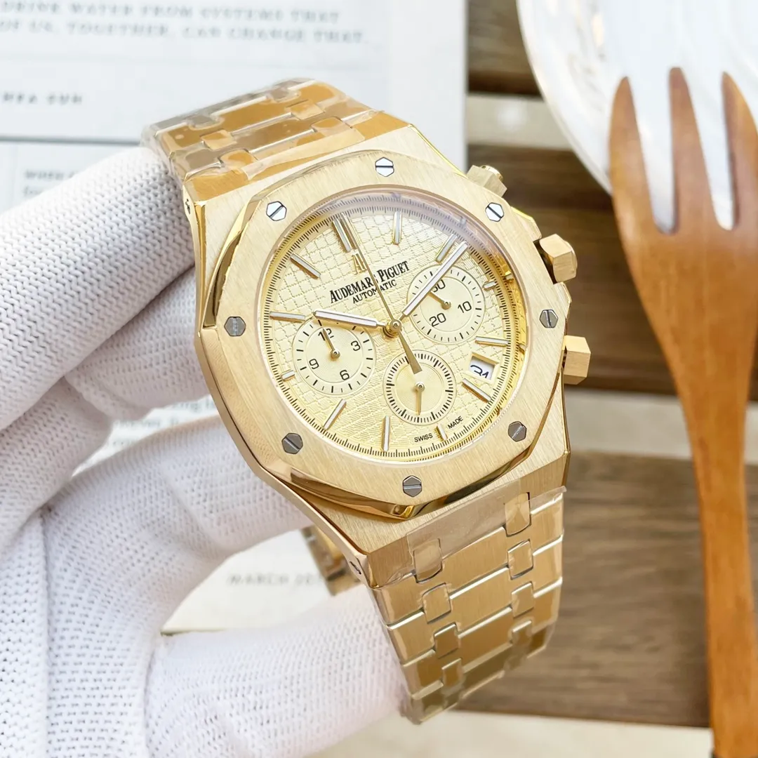 【High-end replica】💰1360! Audemars Piguet AP - ruthless goods are rampant [Lightning][Lightning][Lightning] Cool sports men's chronograph movement: 6-hand chronograph and running seconds 632L stainless steel Pure stainless steel solid core strap-original buckle Sapphire mirror Size: 42mm Thickness 15mm [Rose][Rose][Rose] It cannot be a classic!