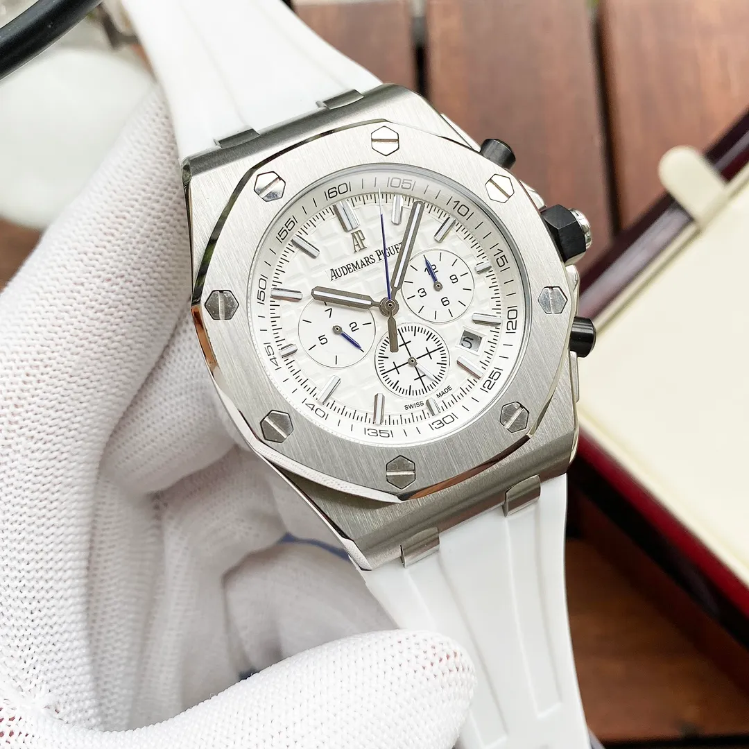 【Customized all-in-one machine】💰1920! Audemars Piguet-AP men's watch equipped with imported fully automatic 9015 all-in-one mechanical movement, sapphire mirror, 316L stainless steel case, imported rubber strap, fashionable and casual, noble and generous, size: diameter 44mm, thickness 15mm