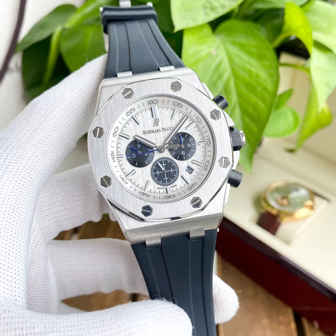 【High-end replica】💰1720! Audemars Piguet ‼ ️Royal Oak Offshore series, anti-glare treated mineral glass, size 42mm*14mm, waterproof tape with AP original pin buckle, equipped with replica original 3126 rotor, fully automatic mechanical movement, octagonal brushed steel case with grid surface, dial with Audemars Piguet's exclusive "Méga Tapisserie" super large plaid decoration, strong three-dimensional effect, upgraded super luminous function, 100 meters deep waterproof, ultra-high quality in the market, super-A workmanship, cool Domineering and a different kind of tough guy🔥Highly recommended🔥
