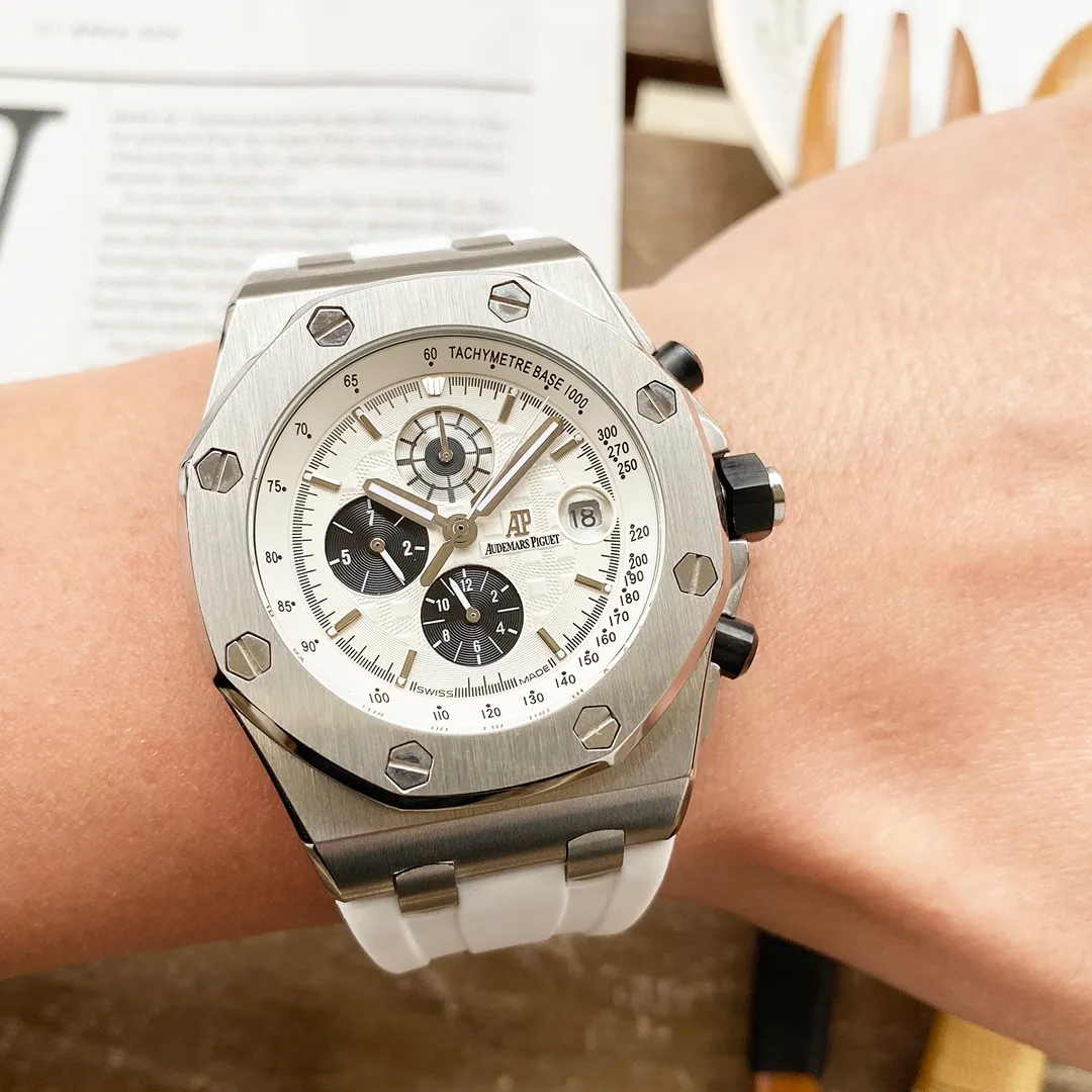 【Top replica】💰2400! Audemars Piguet ‼ ️Royal Oak Offshore Limited Edition, anti-glare treated mineral glass, size 42mm*14mm, waterproof tape with AP original pin buckle, equipped with replica original 3126 rotor, fully automatic mechanical movement, octagonal brushed steel case with grid surface, dial with Audemars Piguet's exclusive "Méga Tapisserie" super large plaid decoration, strong three-dimensional effect, upgraded super luminous function, 100 meters deep waterproof, ultra-high quality in the market, super-A workmanship, cool Domineering and a different kind of tough guy🔥Highly recommended🔥
