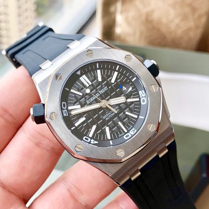 【High-end replica】💰1160! Audemars Piguet. 15703ST.OO.A002CA.01 Royal Oak Offshore men's mechanical watch, size 42MM14MM, equipped with replica imported Citizen 8215 fully automatic mechanical movement, anti-glare treated sapphire crystal glass, imported 316 stainless steel Ao watch case, matched with imported rubber strap, original pin buckle, people-friendly version, ultra-high quality, super-A workmanship, non-market ordinary goods, value for money A must-have artifact for tough guys. After multiple processes of polishing and frosting, the 🅰🅿 unique octagonal bezel finally expresses sharp angular lines. Audemars Piguet’s entry-level watch is highly recommended! ! ! It takes a long time to present the most exquisite watches to all watch lovers!