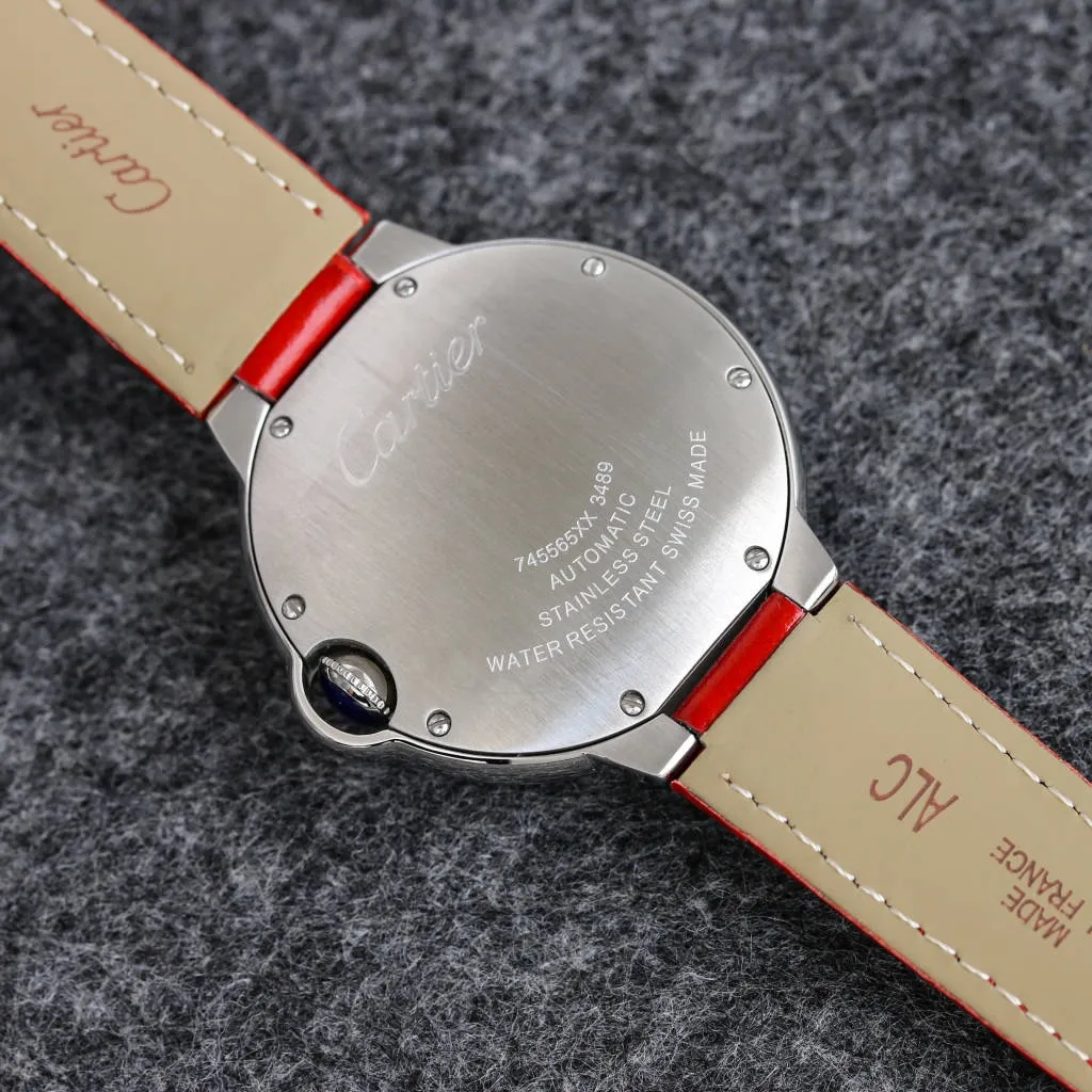 [Taiwan factory blue balloon star series 42, 37 real star functions, with 8217 Japanese movement, Swiss quartz 42, 37, 33, stars are fake functions] 🌹 Cartier blue balloon series, this series of watches is famous for its delicate style and elegant style in the Cartier watchmaking industry. Of course, this watch must have such characteristics. The color of the stainless steel case makes the watch as light as a balloon, and the blue crown seems to have disobediently deviated from the original planned trajectory, like a playful couple. The Roman numerals on the dial look retro and deep, decorated with guilloche patterns and sword-shaped hands. The entire watch gives people a delicate and considerate feel. Isn’t this what couples need? Built-in: Japanese Citizen fully automatic machine, water drop (fish eye bubble) sapphire glass mirror, highly waterproof, burnt steel blue pointer color, head curvature🎈