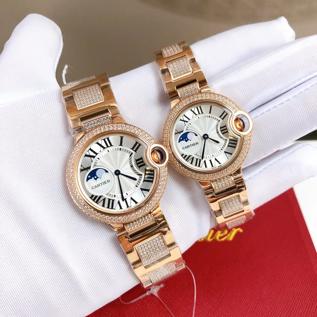 [High-end replica] 💰1720 each! Cartier-CARTIER‼ ️Ladies watch, Swiss quartz movement, 316L stainless steel case, mineral super strong glass mirror, diameter 36mm, 33mm, thickness 10mm💗This watch is loved by women, and reflects their unique personality and charming style on different occasions💒