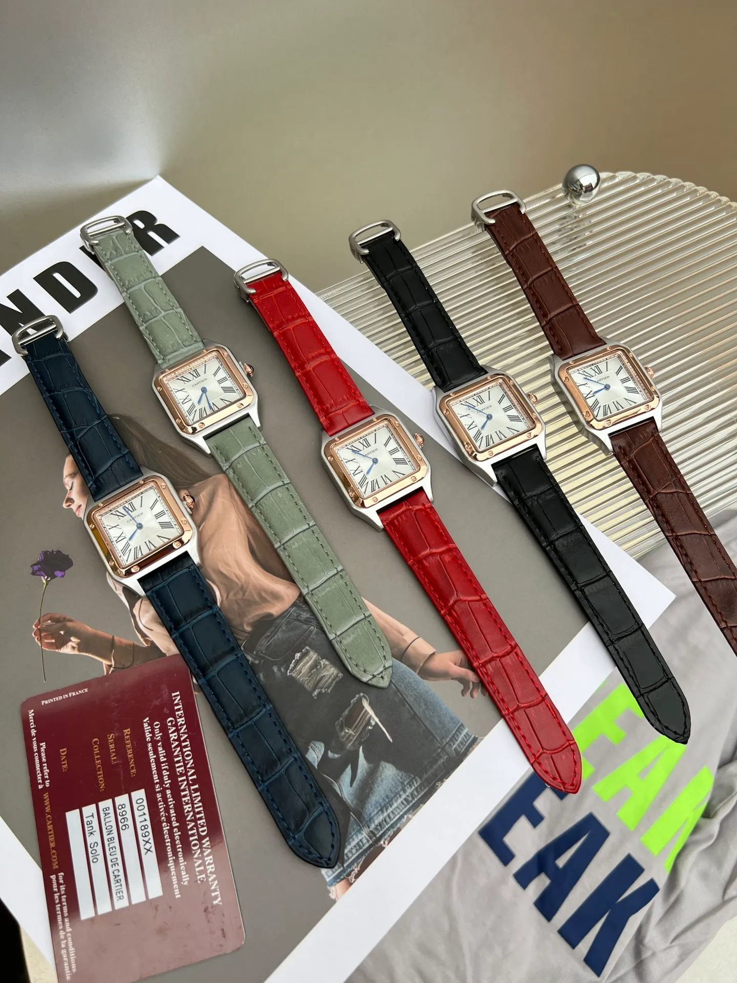 [High-end replica] 💰1040 each! Cartier Santos Couple 👫 Exclusively recommended Cartier, Santos, new ultra-thin dial, screw bottom cover, original buckle ~ Size: small size 38*27.5, large size 43.5*31.4~~