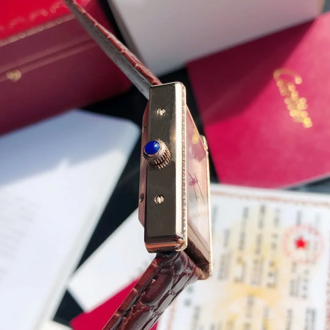 【Foreign trade import】💰1640! Cartier ⌚️CARTIER Tank Series Men's Mechanical Watch 💯New Citizen 8215 automatic mechanical movement with accurate travel time, 🅾️reworked 💯316 stainless steel case with imitation machine workmanship Case size 31/41/11mm 💯Scratch-resistant sapphire glass mirror 💯Crocodile pattern cowhide or frosted cowhide strap optional with original folding buckle ⚠️Please look for exclusive quality