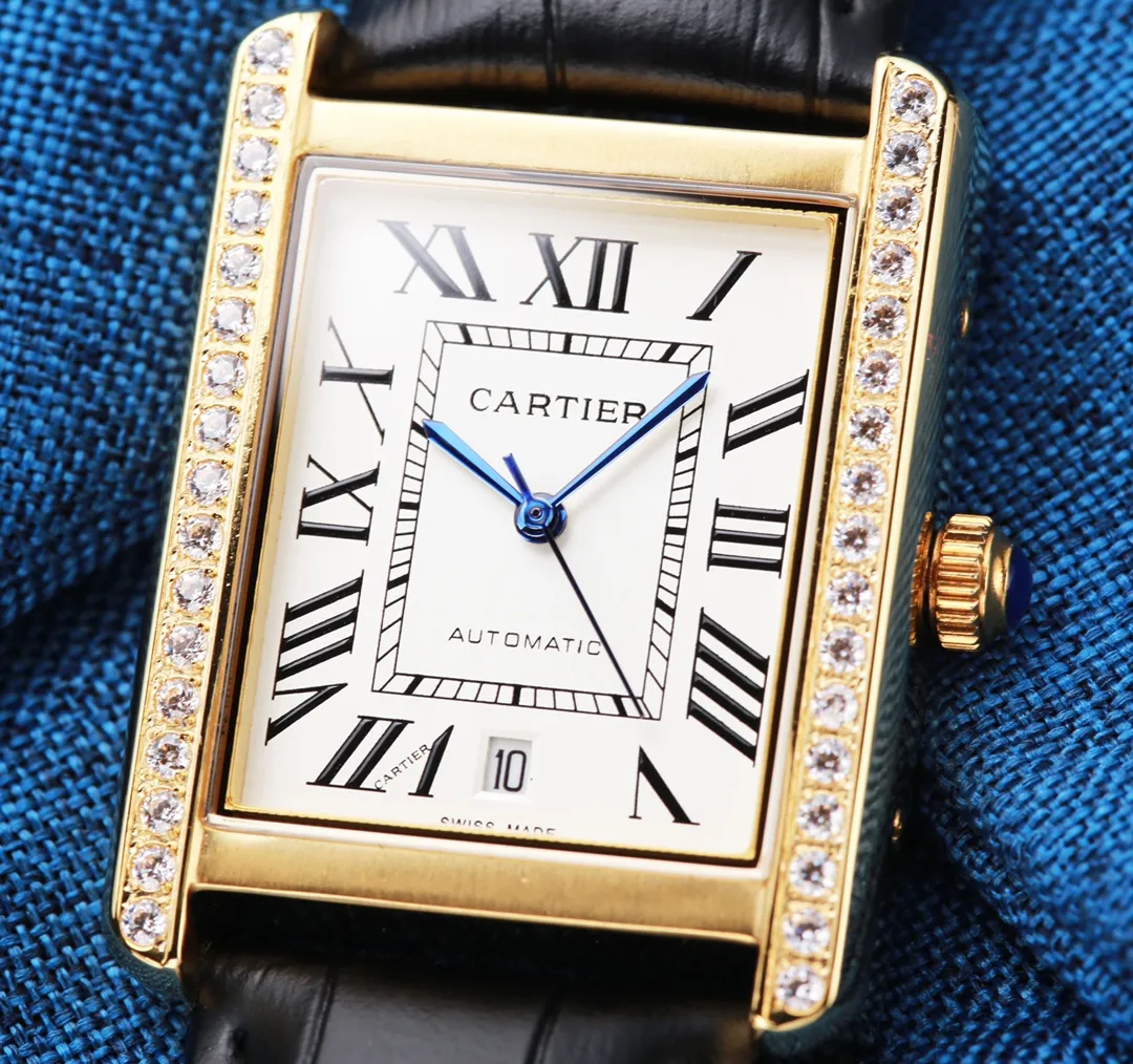 【High-end replica】💰1300! Other qualities 💰Private chat! Cartier ⌚️CARTIER Tank Series Men's Mechanical Watch 💯 Brand new Citizen 8215 automatic mechanical movement, accurate travel time, 🅾️reworked 💯 316L stainless steel case with imitation machine workmanship, case size 31*41 💯 Anti-scratch sapphire glass mirror 💯 Crocodile pattern cowhide or frosted cowhide strap optional, with original folding buckle! Welcome to reprint! (Focus on original new machines) Don’t forget the original intention ~, JH...!