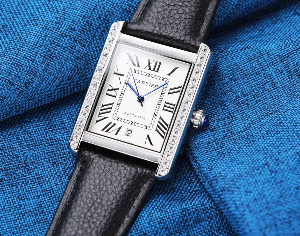 【High-end replica】💰1300! Other qualities 💰Private chat! Cartier ⌚️CARTIER Tank Series Men's Mechanical Watch 💯 Brand new Citizen 8215 automatic mechanical movement, accurate travel time, 🅾️reworked 💯 316L stainless steel case with imitation machine workmanship, case size 31*41 💯 Anti-scratch sapphire glass mirror 💯 Crocodile pattern cowhide or frosted cowhide strap optional, with original folding buckle! Welcome to reprint! (Focus on original new machines) Don’t forget the original intention ~, JH...!