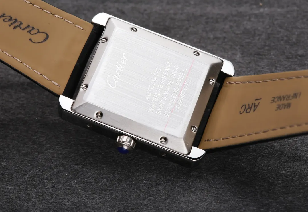 【High-end replica】💰1300! Other qualities 💰Private chat! Cartier ⌚️CARTIER Tank Series Men's Mechanical Watch 💯 Brand new Citizen 8215 automatic mechanical movement, accurate travel time, 🅾️reworked 💯 316L stainless steel case with imitation machine workmanship, case size 31*41 💯 Anti-scratch sapphire glass mirror 💯 Crocodile pattern cowhide or frosted cowhide strap optional, with original folding buckle! Welcome to reprint! (Focus on original new machines) Don’t forget the original intention ~, JH...!