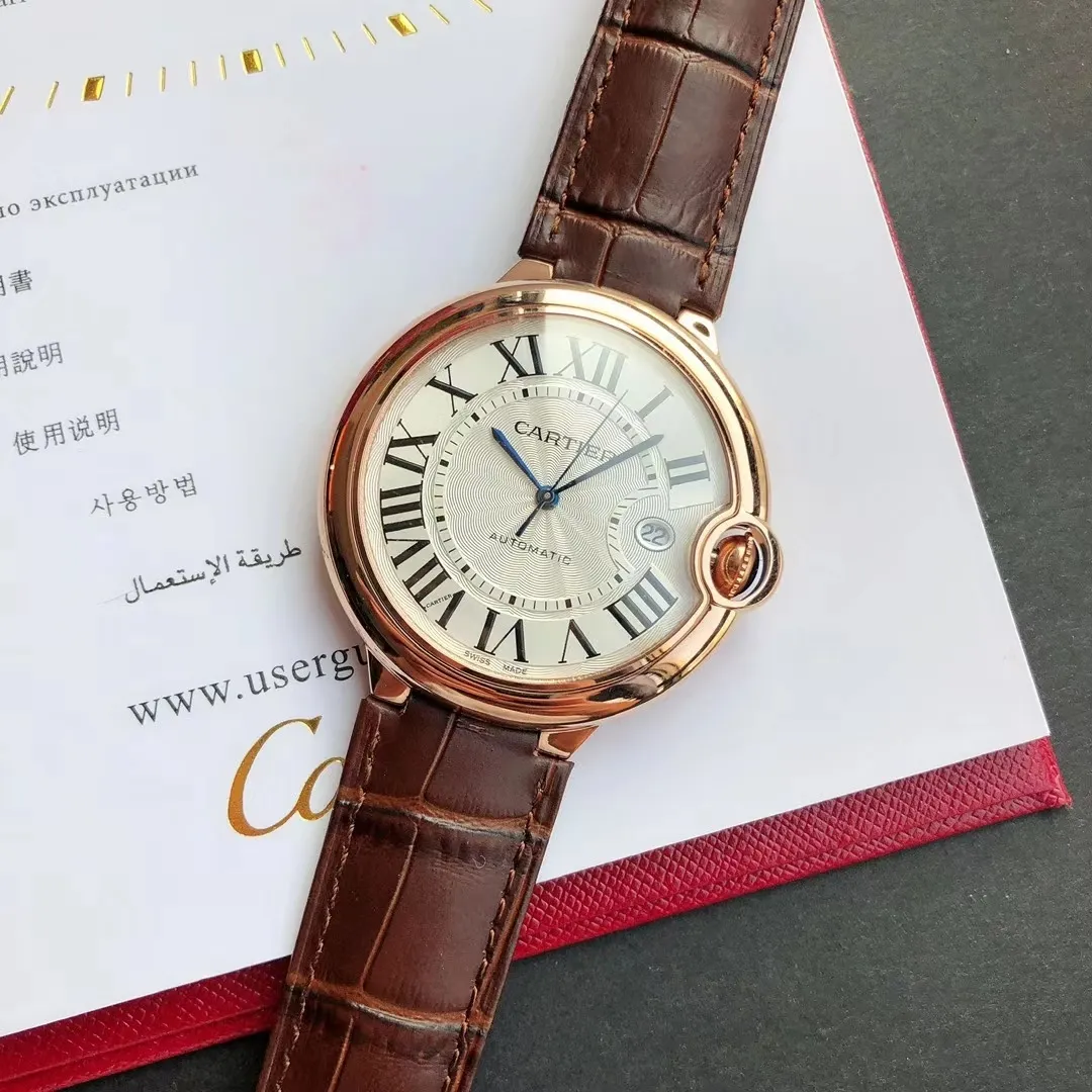 【High-end replica】💰1120! 【Customized all-in-one machine】💰1920! Cartier Blue Balloon [Cross-border peak, replica of the original version] GD quality control ingenuity creates a classic model - the Cartier Blue Balloon 42mm series is a one-to-one replica of the original version, sleek and elegant, showing nobility. [Case] ​​The case size is synchronized with the original 42/13mm 316L stainless steel case, which is extremely polished and shiny. The level of detail is no less than the original, perfectly embodying the unique charm of the original. [Movement] Equipped with the imported Citizen 9015 movement, the parameters are synchronized with the original ones, and can be simultaneously upgraded to the Swiss ETA machine. It has accurate travel time, delicate winding feel, and the time adjustment direction is synchronized with the original ones. [Strap] It is equipped with a first-layer cowhide strap imported from Italy and a top-grade 316L stainless steel strap to choose from. The steel belt is exquisitely polished ⚠️ Please look for the exclusive quality produced by GD
