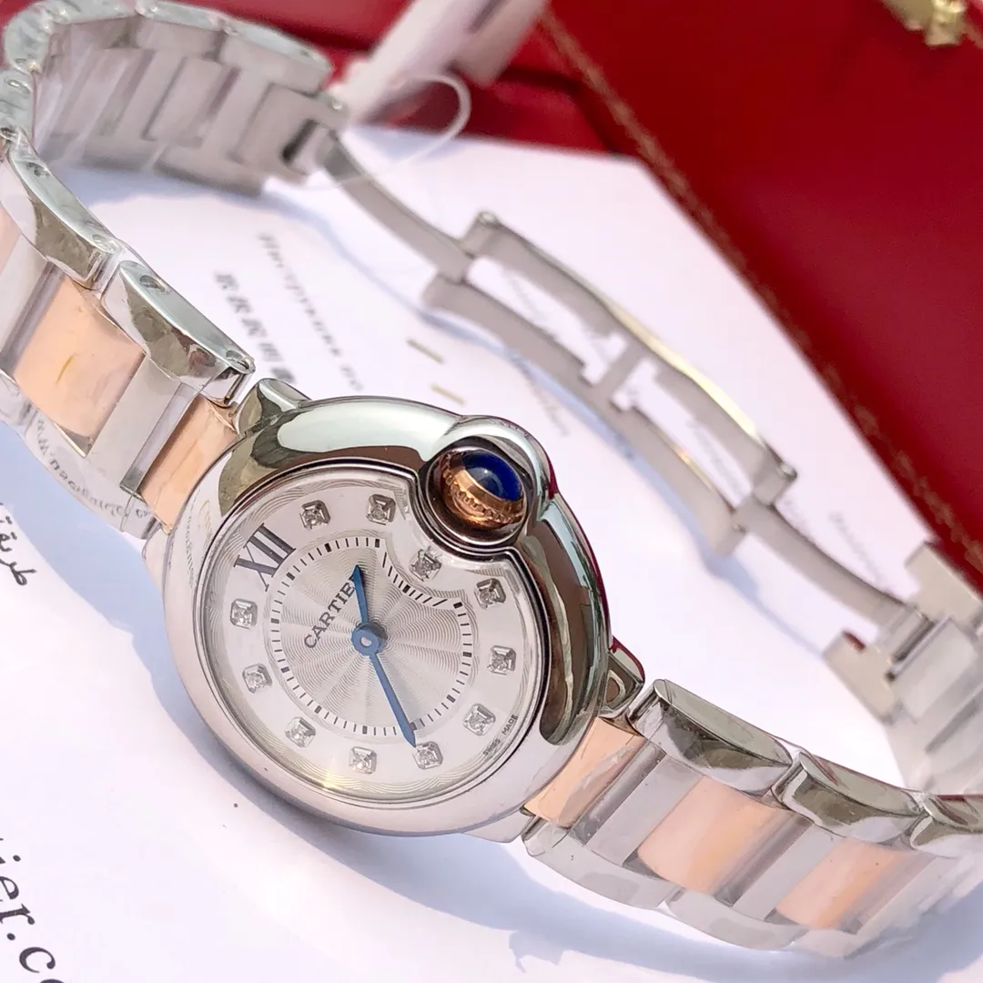 【High-end replica】💰1720! Cartier Blue Balloon rose gold pink mother-of-pearl face 28mm arrives! Big news coming‼ ️Blue balloon through special channels! One of the hottest styles in the world! A classic that can carry the years and never go out of style! Exclusive channel! The rhythm of selling one piece and one piece less! The movement is a replica of the original quartz movement. You can't find this kind of stuff in the market at all. There is actually no need to buy a quartz watch from a specialist. There is no problem with the condition of this product in any store, and it comes with an 8-year warranty!