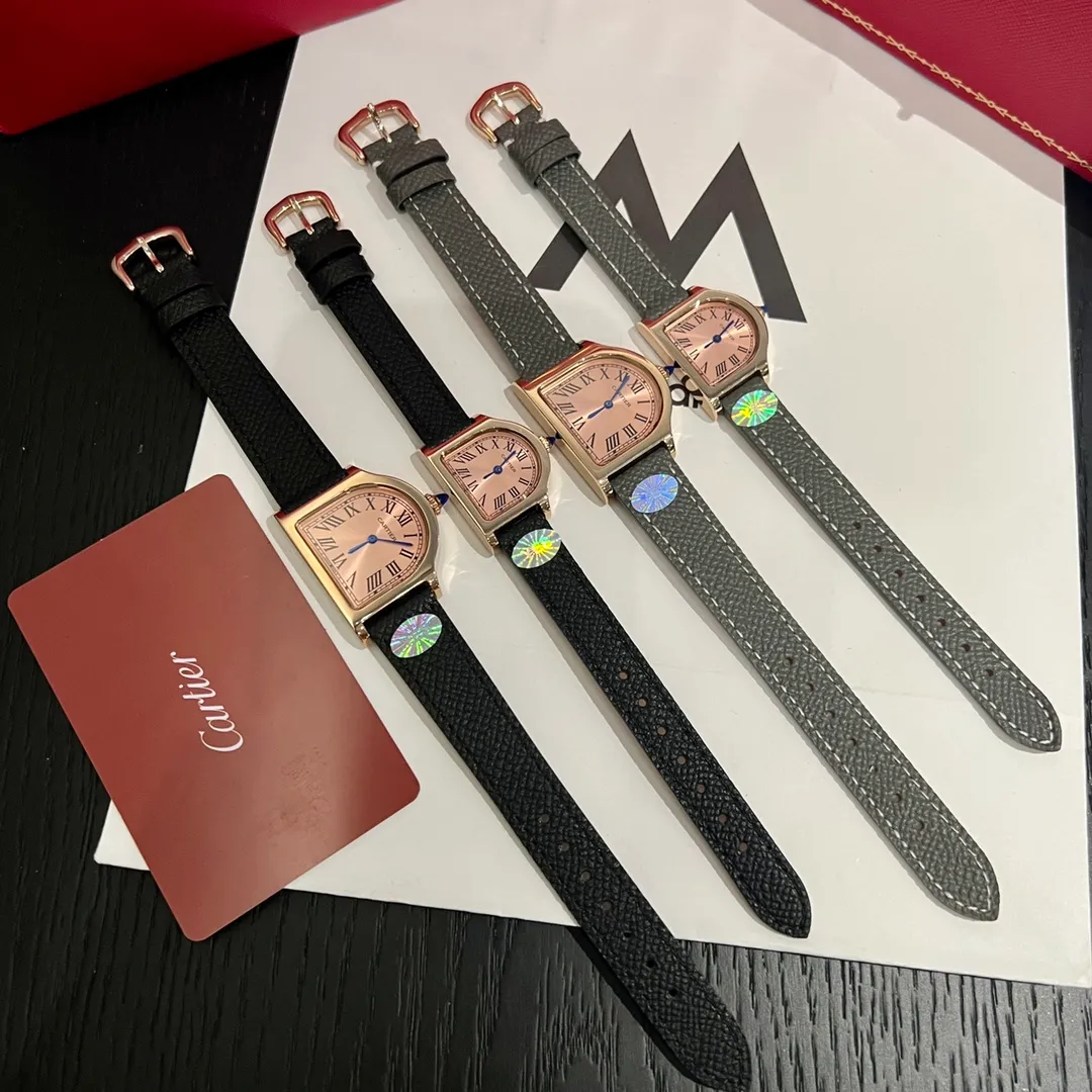 [High-end replica] 💰1120 each! Cartier clock series. The history of the Cartier Cloche watch can be traced back to 1920, and it is one of Cartier's least produced series of works. The watch gets its name from the peculiar shape of the case - it looks like a "desktop bell" when placed horizontally, and Cloche means "bell" in French. This special shape allows the case to stand on the table like a mini clock. Size large 30 mm small 24 mm