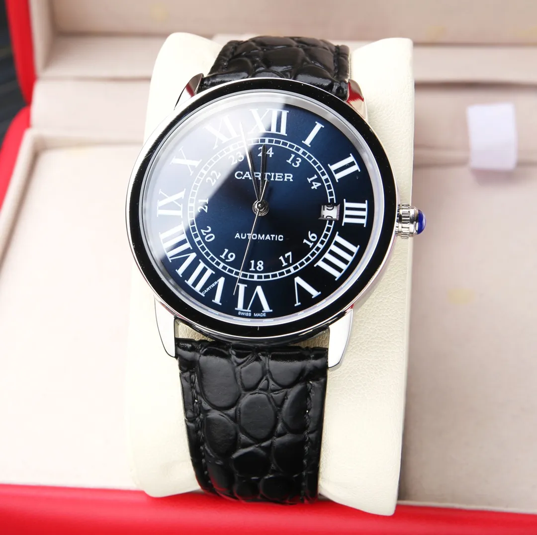 【High-end replica】💰1720! [Simple and elegant, luxurious Washington] The 2022 new popular Cartier London series men's watch is newly launched [Movement] Equipped with the new Japanese original Citizen 8215 mechanical movement, zero repair, good mouthfeel, accurate travel time, and good stability! [Case] ​​Made of 316 stainless steel, the CNC deeply processed handle is inlaid with the same white spinel as the genuine product. The Mohs hardness reaches nine levels, and it is equipped with a sapphire scratch-resistant mirror! The original version synchronizes the 42/11mm shell size [Strap] with original imported Italian crocodile leather pattern [Details] The three-pin model uses the same easy-to-use one-button ear-opening function as the original! This is a luxury and trendy darling, worthy of collection by men (focus on original and new machines) Don’t forget the original intention~, JH...!