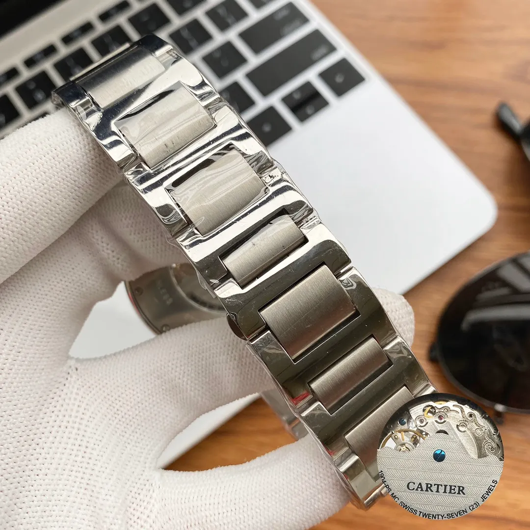 【Foreign trade import】💰1220! Cartier-CARTIER Type: Men's watch Case: 316 stainless steel (excellent workmanship) Strap: Imported calfskin/316 stainless steel (two options available) Movement: Advanced customized fully automatic mechanical movement (stable travel time) Material: Advanced reinforced coating mirror Size: diameter 44mm, thickness 13mm