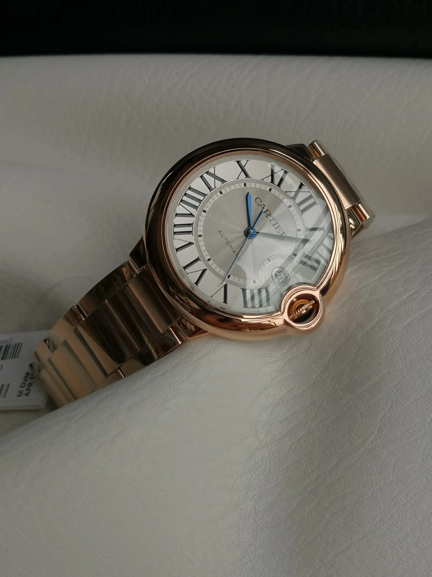 【High-end replica】💰1080! Top replica 💰Private chat! Cartier Blue Balloon series watch (guilloché dial, 2824-2 fully automatic machine, 42 mm), pays tribute to the retrograde, God bless the world! This picture was taken as a top-notch replica!