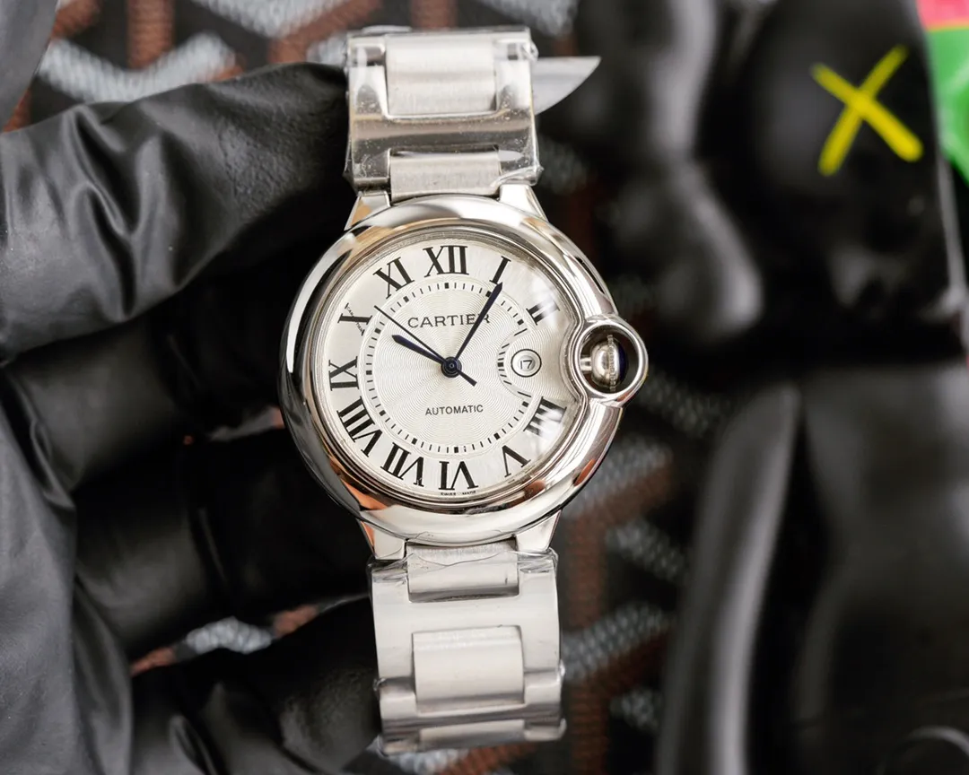 【Foreign trade import】💰1160! Cartier♠️Fully automatic machine, top-layer calfskin, arched blue glass, 36*12mm/33*12mm, the silhouette sculpted by years and experience in shopping malls continues the elegant legend of the domineering president driver de cartier ❗