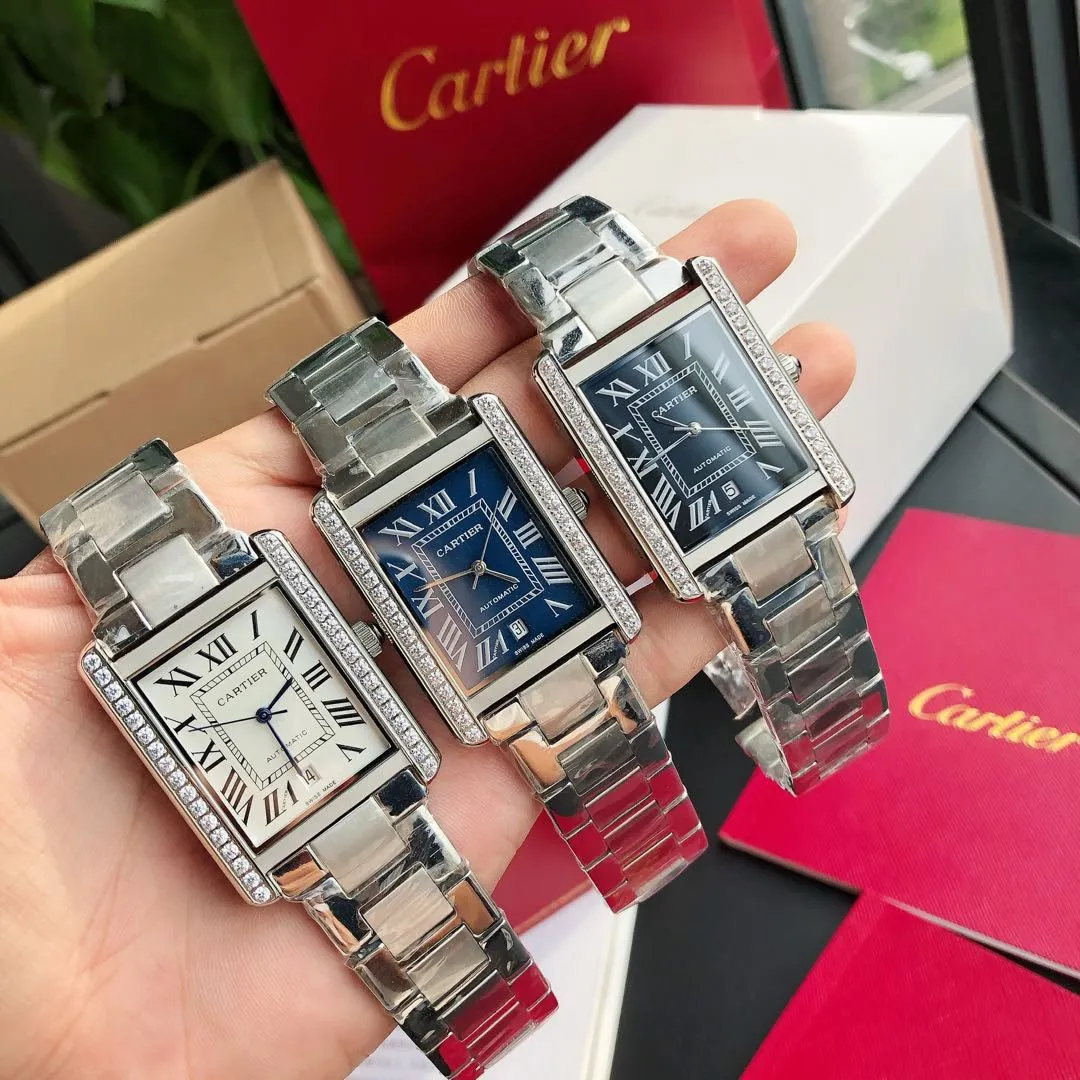 【Foreign trade import】💰1640! Cartier ⌚️CARTIER Tank Series Men's Mechanical Watch 💯New Citizen 8215 automatic mechanical movement with accurate travel time, 🅾️reworked 💯316 stainless steel case with imitation machine workmanship Case size 31/41/11mm 💯Scratch-resistant sapphire glass mirror 💯Crocodile pattern cowhide or frosted cowhide strap optional with original folding buckle ⚠️Please look for exclusive quality