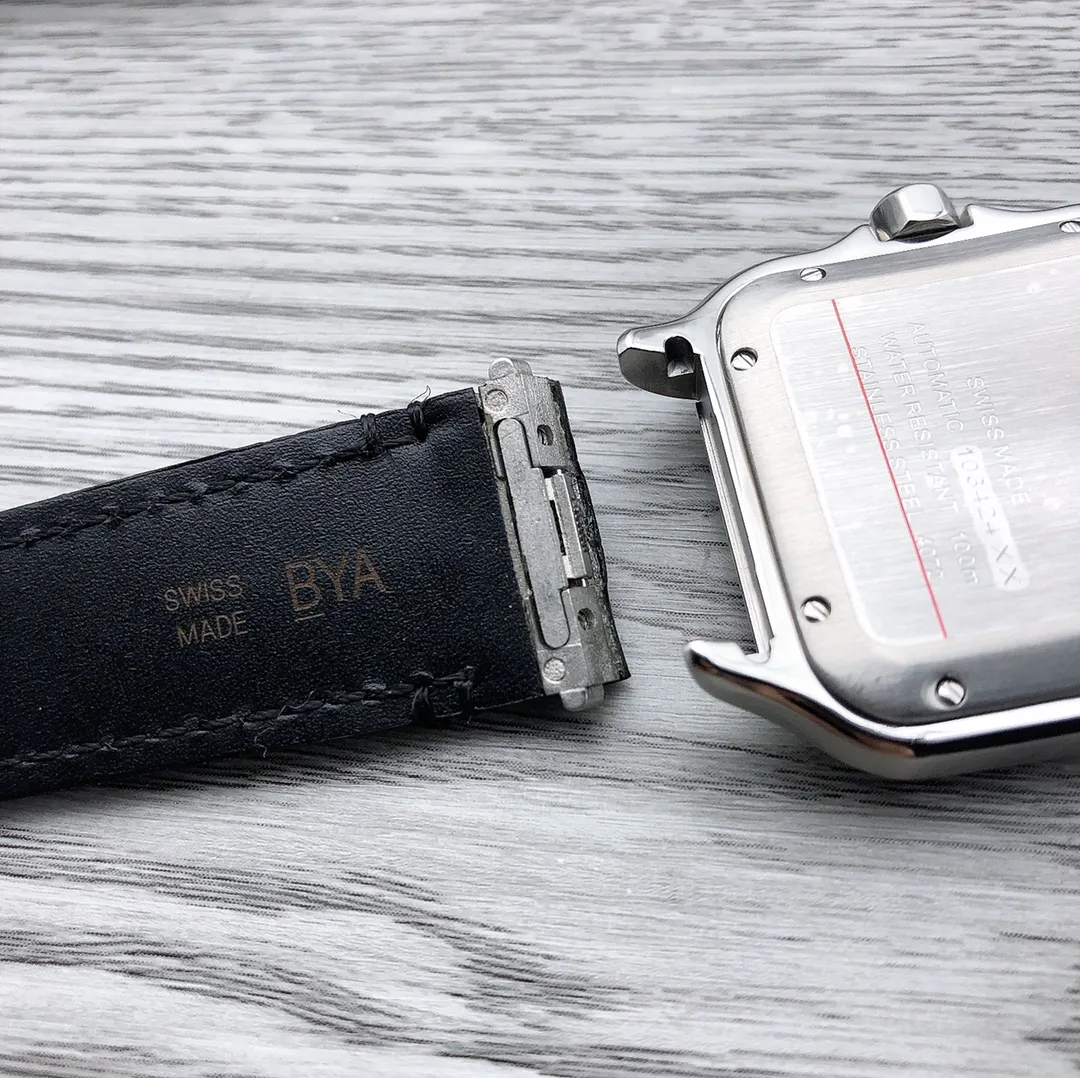 【Top Replica】💰5300! Cartier CARTIER 🎮Santos series WSSA0039 mechanical men's watch, original mold opening, excellent quality, noble and elegant watch, gentleman style! 🎮Equipped with Swiss 4130 movement, sapphire glass mirror, 316L stainless steel case, 316L stainless steel strap, diameter 38*47.5mm, thickness 11mm