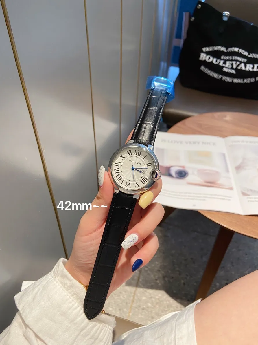 [High-end replica] 💰620 Couple model 💏 Cartier Blue Balloon! ! Stainless steel case, imported quartz movement! ! Convex coated mirror! ! Three sizes are available, 28mm 33mm 36mm for women and 42mm for men! !