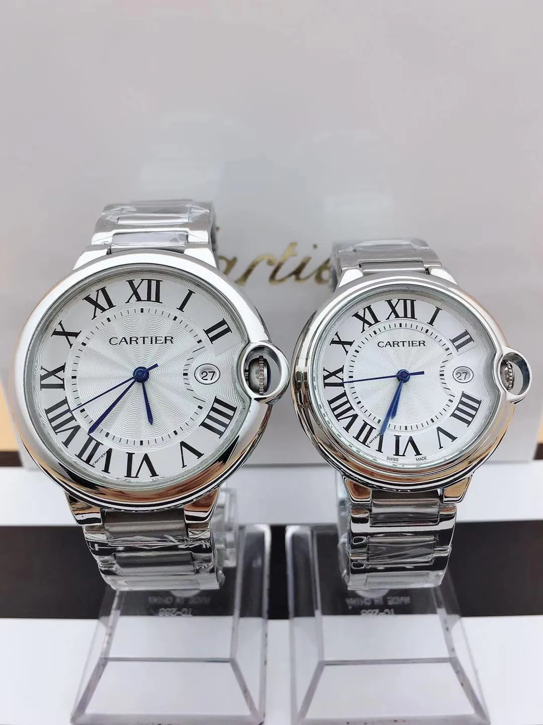 [High-end replica] 💰620 Couple model 💏 Cartier Blue Balloon! ! Stainless steel case, imported quartz movement! ! Convex coated mirror! ! Three sizes are available, 28mm 33mm 36mm for women and 42mm for men! !
