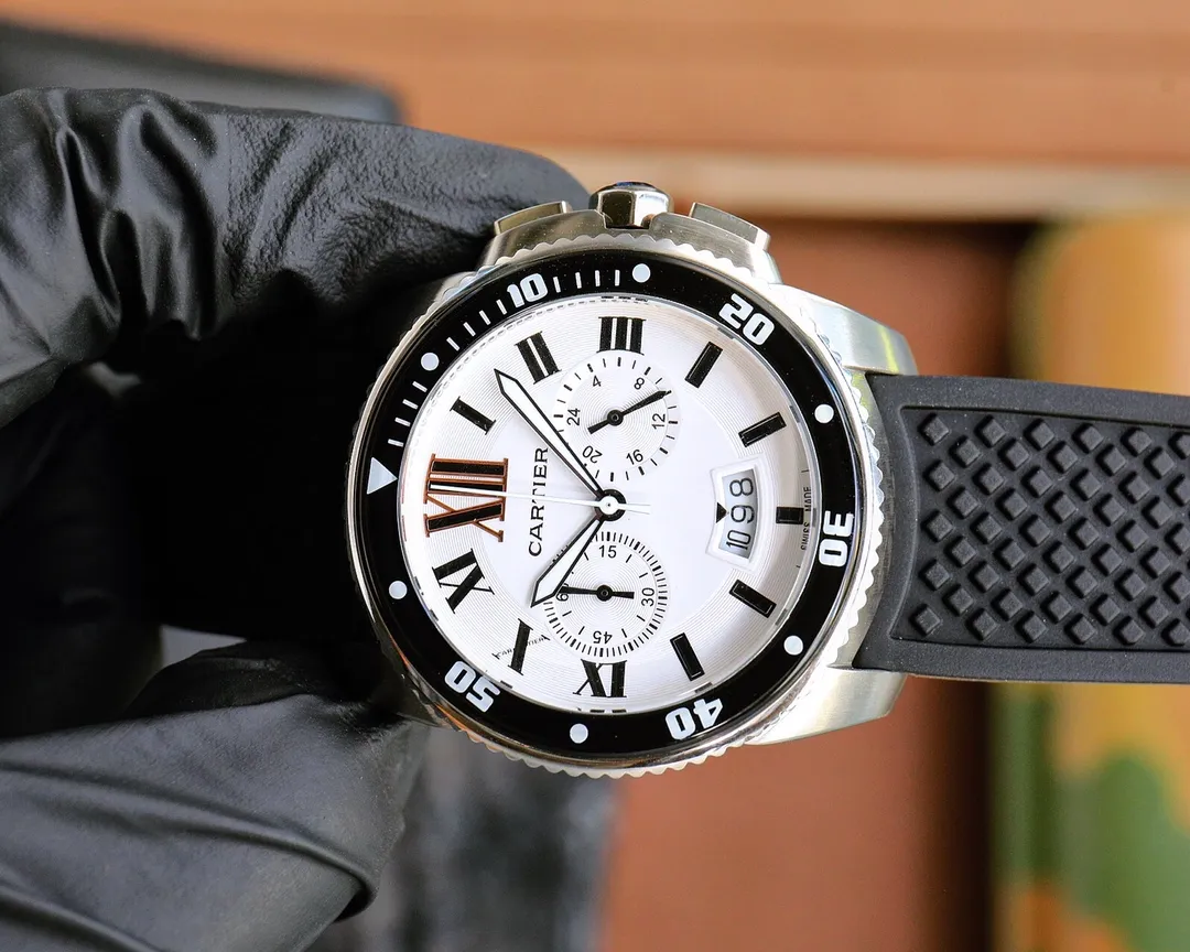 【Customized all-in-one machine】💰1920! Cartier, imported multi-functional quartz movement, rubber strap, sapphire mirror, 43*14mm, the silhouette sculpted by years and experience in shopping malls continues the elegant legend of the domineering president driver de cartier