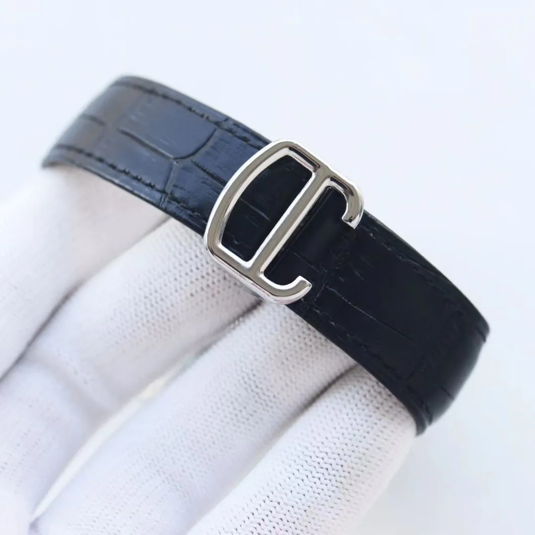 【High-end replica】💰1300! Cartier-CARTIER🏅🏅 Type: Men's watch🎉🎉 Case: Top version 316 stainless steel L Strap: Imported calfskin strap Movement: Fully automatic imported 8217 mechanical movement ⚙️ Mirror: Sapphire mirror Size: 44mm in diameter, 12mm thick 🍷Exquisite inheritance of real effects, quality guaranteed! ‼ ️The elegant style instantly enhances the charm of men and is a symbol of taste and noble life!