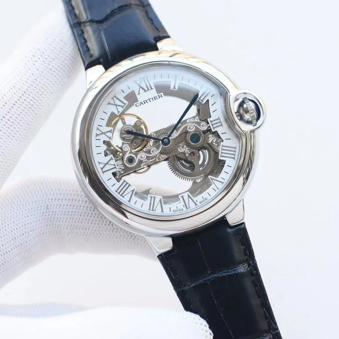 【High-end replica】💰1300! Cartier-CARTIER🏅🏅 Type: Men's watch 🎉🎉 Case: Top version 316 stainless steel L Strap: Imported calfskin strap Movement: Fully automatic imported 8217 mechanical movement ⚙️ Mirror: Sapphire mirror Size: 46mm in diameter, 12mm thick 🍷Exquisite inheritance of real effects, quality guaranteed! ‼ ️The elegant style instantly enhances the charm of men and is a symbol of taste and noble life!