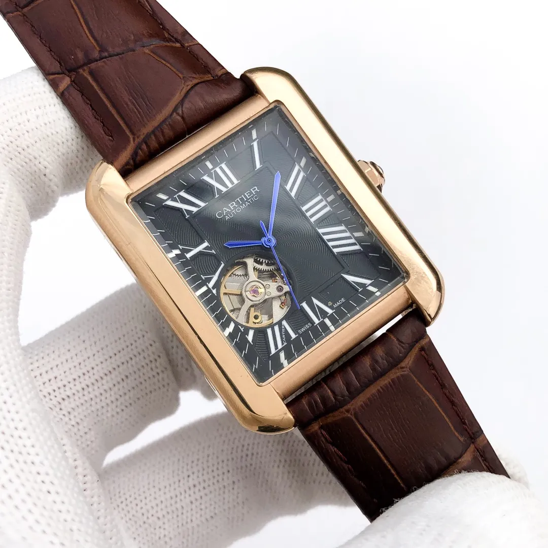 【High-end replica】💰1500! Cartier-CARTIER🏅 Type: Men's watch🎉🎉 Case: Top version 316 stainless steel L Strap: 316L stainless steel strap/Imported calfskin strap Movement: Fully automatic imported Citizen mechanical movement⚙️ Mirror: Wear-resistant and scratch-resistant sapphire mirror Size: 44mm in diameter and 12mm thick 🍷Exquisite inheritance of real effects, quality assurance! ‼ ️The elegant style instantly enhances the charm of men and is a symbol of taste and noble life!