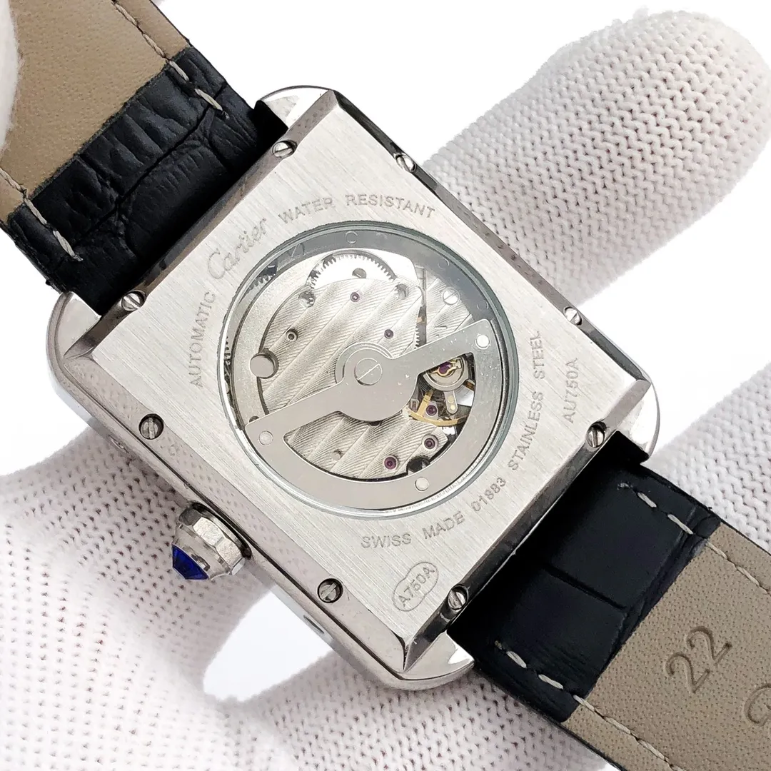 【High-end replica】💰1500! Cartier-CARTIER🏅 Type: Men's watch🎉🎉 Case: Top version 316 stainless steel L Strap: 316L stainless steel strap/Imported calfskin strap Movement: Fully automatic imported Citizen mechanical movement⚙️ Mirror: Wear-resistant and scratch-resistant sapphire mirror Size: 44mm in diameter and 12mm thick 🍷Exquisite inheritance of real effects, quality assurance! ‼ ️The elegant style instantly enhances the charm of men and is a symbol of taste and noble life!