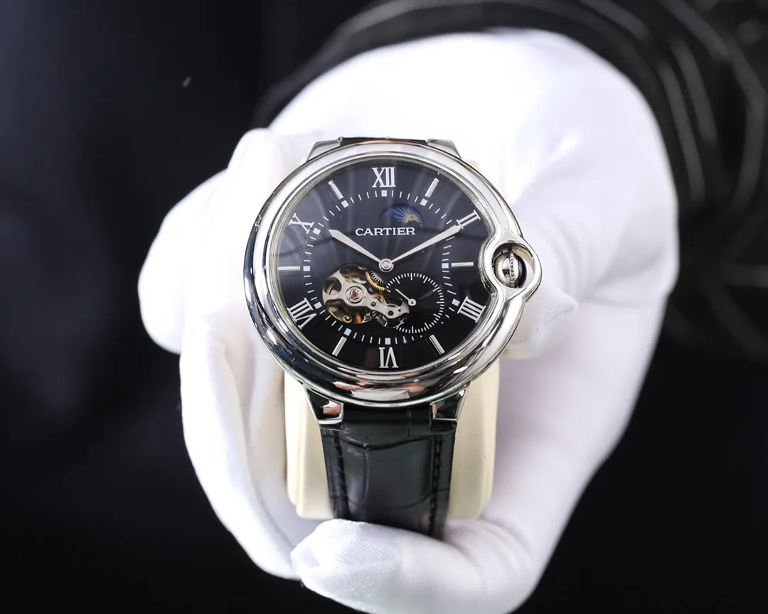 【Foreign trade import】💰1220! Cartier (Exquisite and wise work) Best design [Fu] Roman & Skeleton [Type] Exquisite men's watch (more excellent) Real man [Fu] (Legendary sales) [Strap] Genuine cowhide & stainless steel strap (more comfortable) Very popular [Fu] [Movement] Super top mechanical movement (more stable) Perpetual and permanent [Fu] [Material] Mineral super strong mirror (more wear-resistant) Super thick feeling [Fu] Smart style [福] Atmospheric design [福] Return of the King [福] [Size] 40mm in diameter and 12mm thick Smart launch! Welcome to reprint [post] [post]