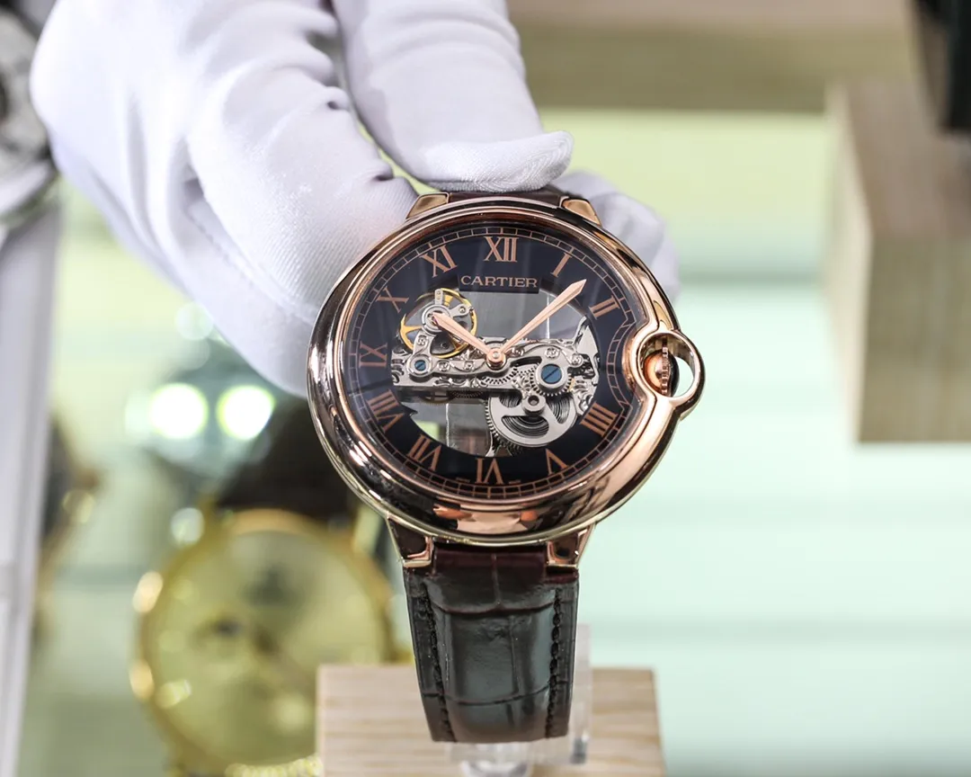 【Foreign trade import】💰1260! Cartier (extremely noble and wise work) best design [福] real shot [Type] exquisite men's watch (more excellent) real man [福] (legendary sales) [strap] genuine cowhide strap (more comfortable) deeply loved [福] [movement] super top mechanical movement (more stable) perpetual motion [福] [material] mineral super strong mirror (more wear-resistant) super thick feel [福] wise style [福] atmospheric design [福] Return of the King [福] [Size] 43mm in diameter and 13mm in thickness Smart launch! Welcome to reprint [post] [post]