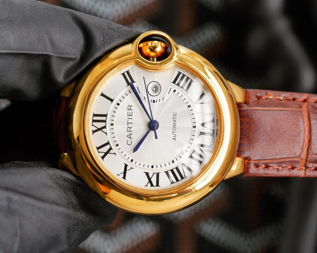 【Foreign trade import】💰1160! Cartier♠️Fully automatic machine, top-layer calfskin, arched blue glass, 36*12mm/33*12mm, the silhouette sculpted by years and experience in shopping malls continues the elegant legend of the domineering president driver de cartier ❗
