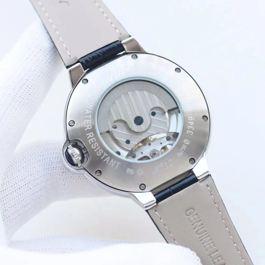 【High-end replica】💰1300! Cartier-CARTIER🏅🏅 Type: Men's watch🎉🎉 Case: Top version 316 stainless steel L Strap: Imported calfskin strap Movement: Fully automatic imported 8217 mechanical movement ⚙️ Mirror: Sapphire mirror Size: 44mm in diameter, 12mm thick 🍷Exquisite inheritance of real effects, quality guaranteed! ‼ ️The elegant style instantly enhances the charm of men and is a symbol of taste and noble life!