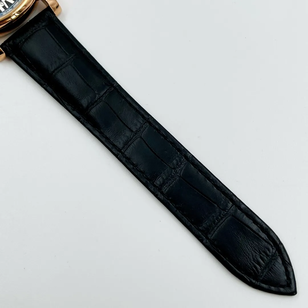 【Foreign trade import】💰1400! Cartier CARTIER Shi Lai Run's unique hollow design, rotating automatic drag in the middle, case size, diameter 42.2mm, thickness 12.9mm, fully automatic imported mechanical movement, arched ruthenium-plated reinforced mirror, 316l stainless steel case, imported cowhide strap with original folding buckle, Z.W's tall design shows your charm.