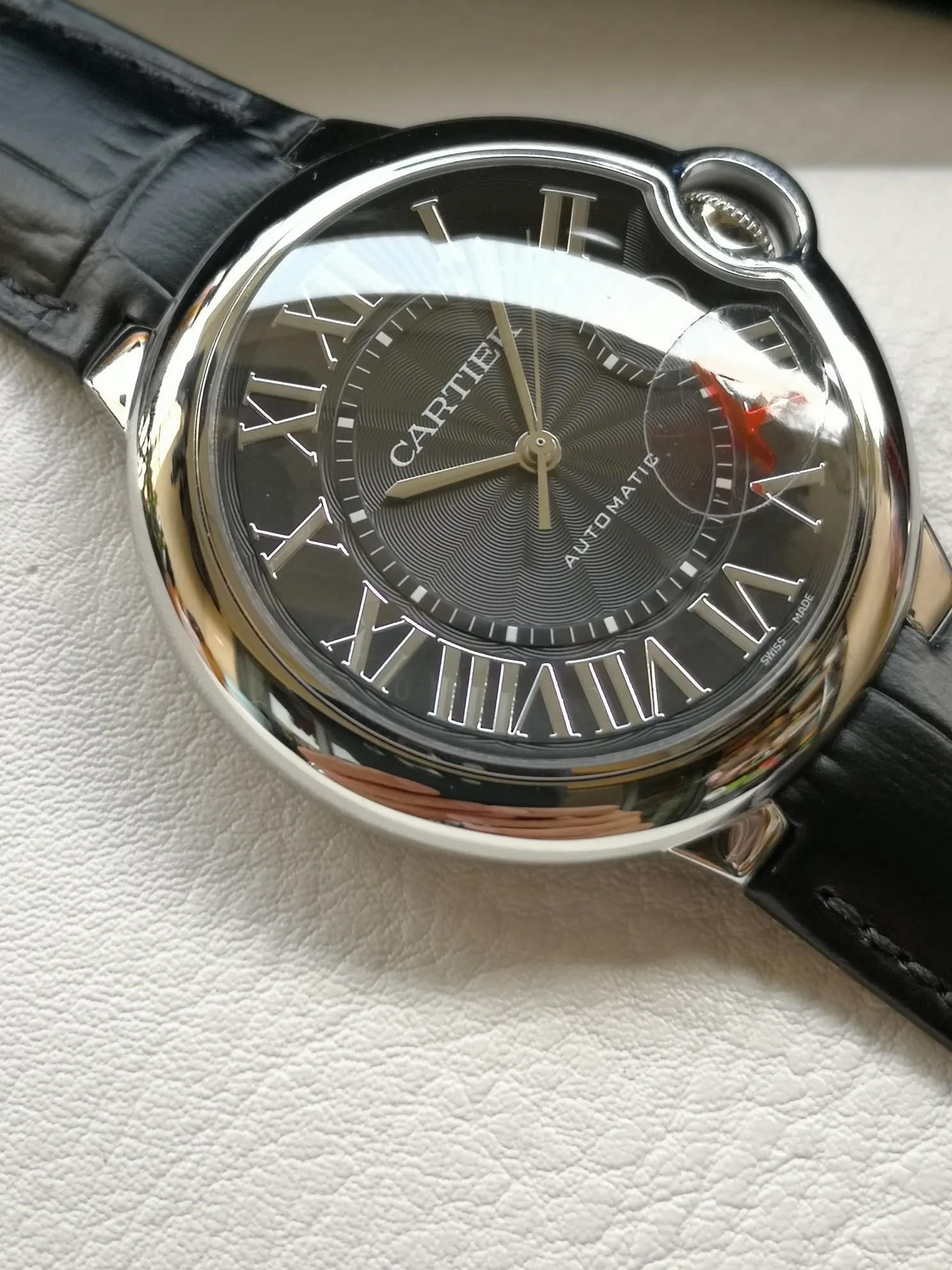 【High-end replica】💰1080! 【Taiwan Factory】💰1920! 【Top Replica】💰Private chat! Cartier Blue Balloon series watch (guilloché dial, 2824-2 fully automatic machine, 42 mm), pays tribute to the retrograde, God bless the world! This picture was taken as a top-notch replica!